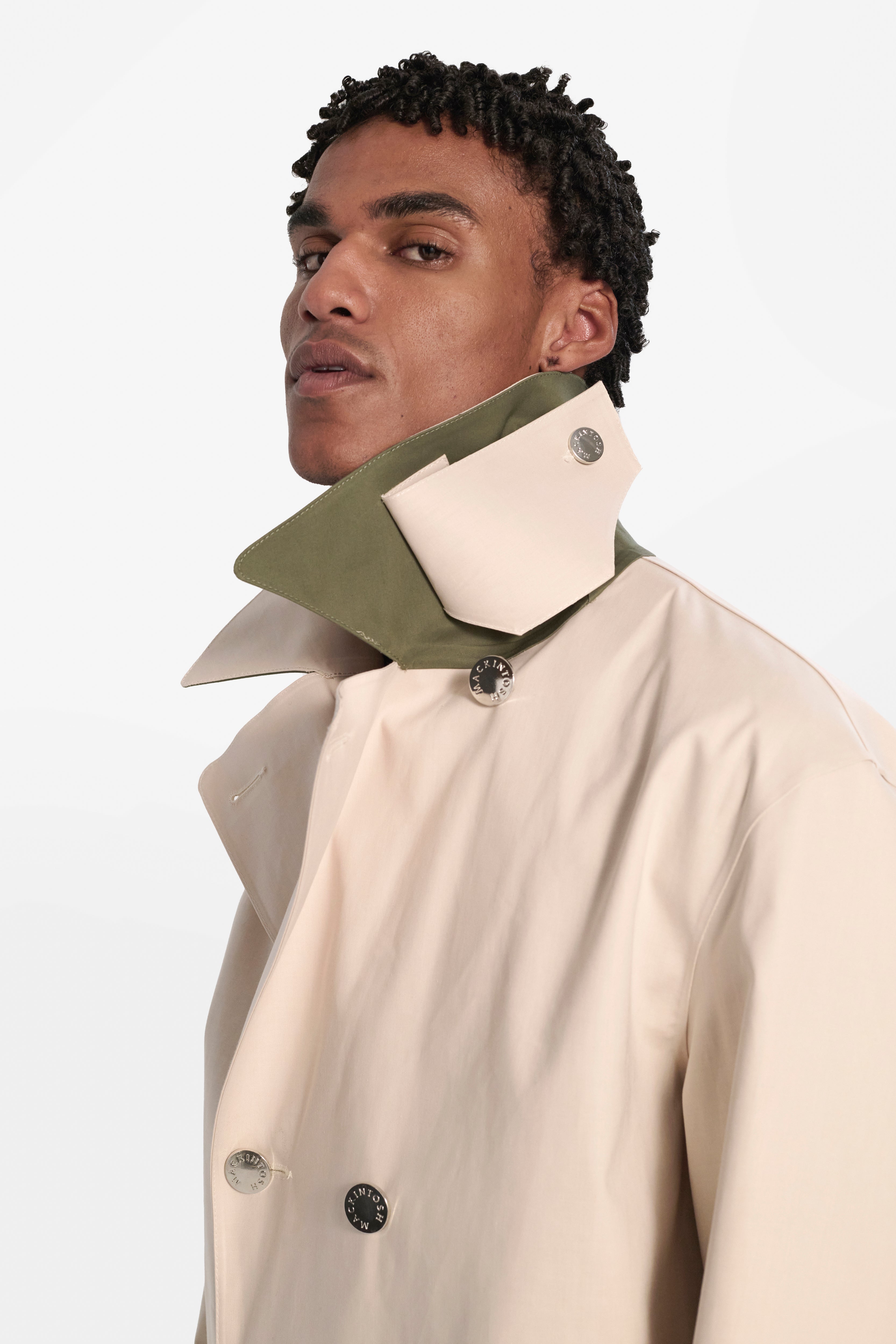 Canonbie Rubberised Double Breasted Coat