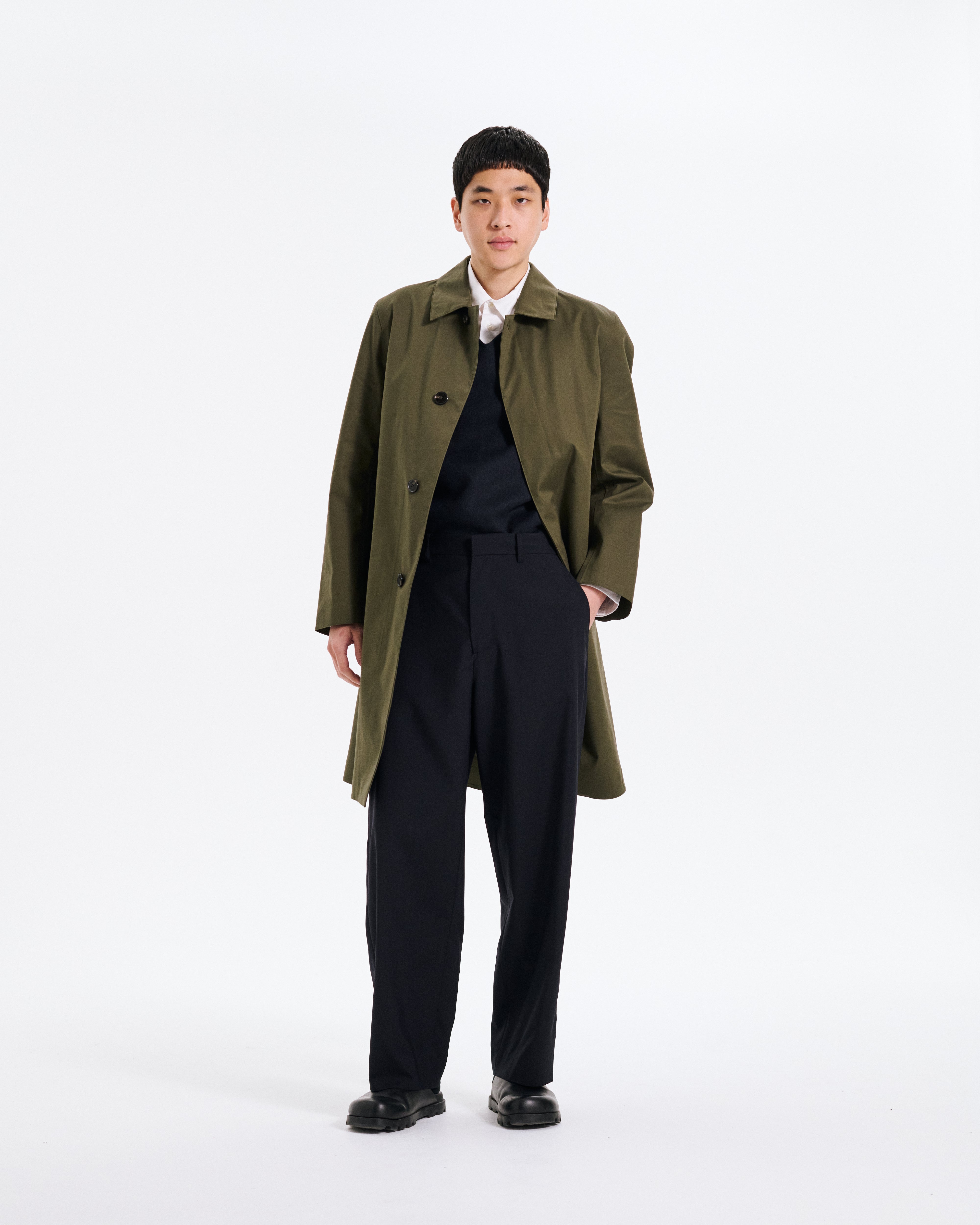 Dunkeld Raintec 3/4 Length Coat Grape Leaf Detachable Wool Liner