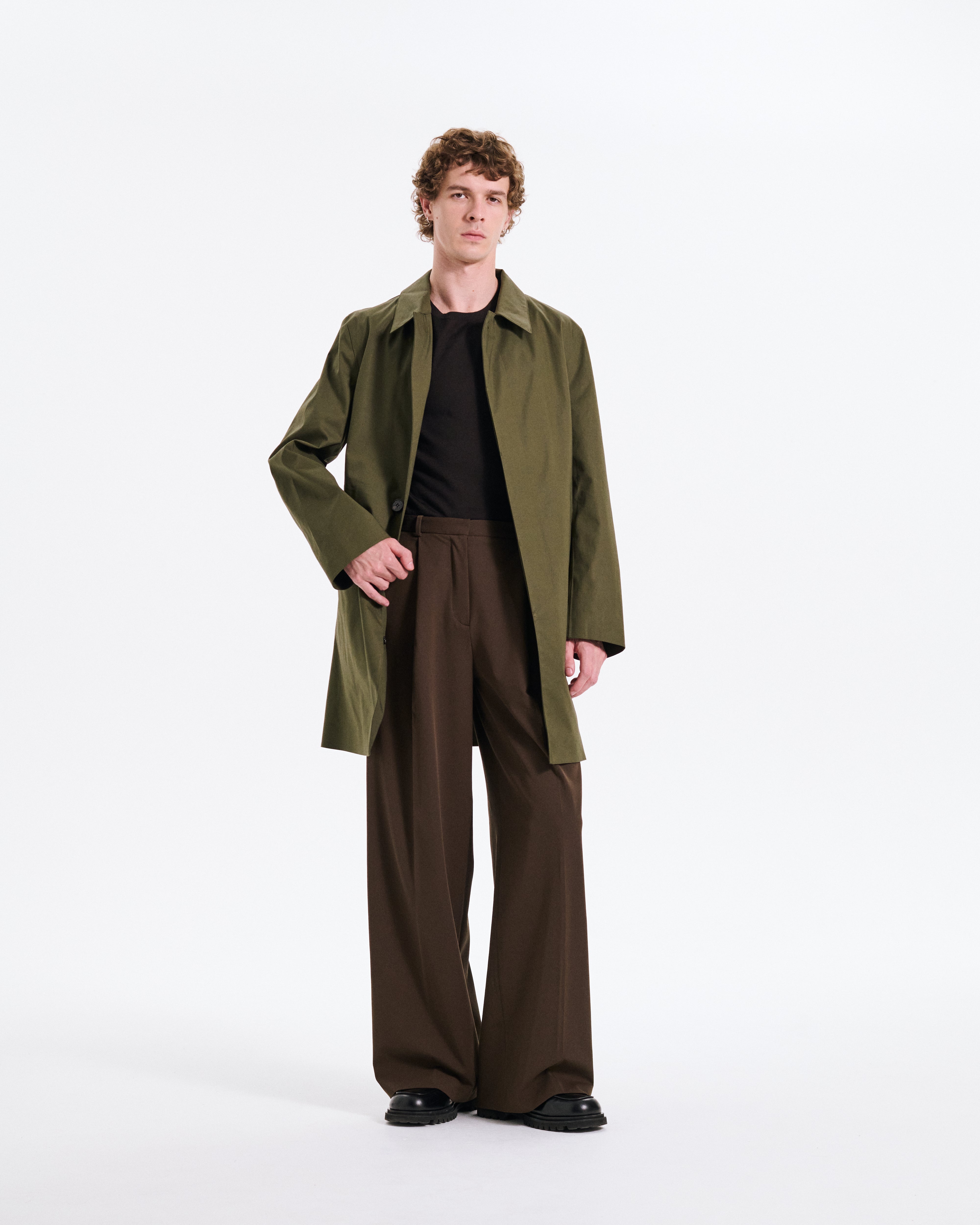 Dunoon Rubberised Mid Length Coat
