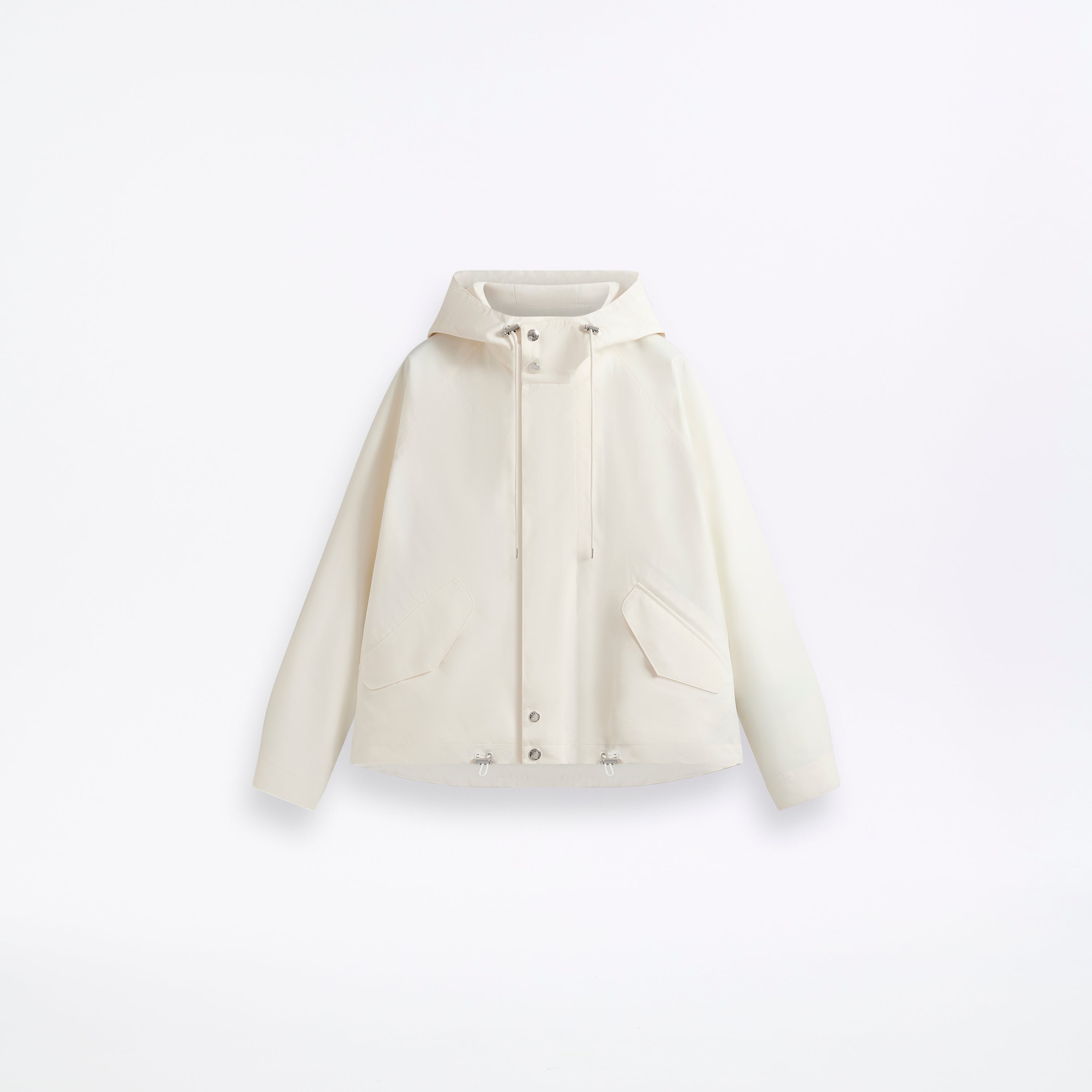 Skye Hooded Jacket Whisper white