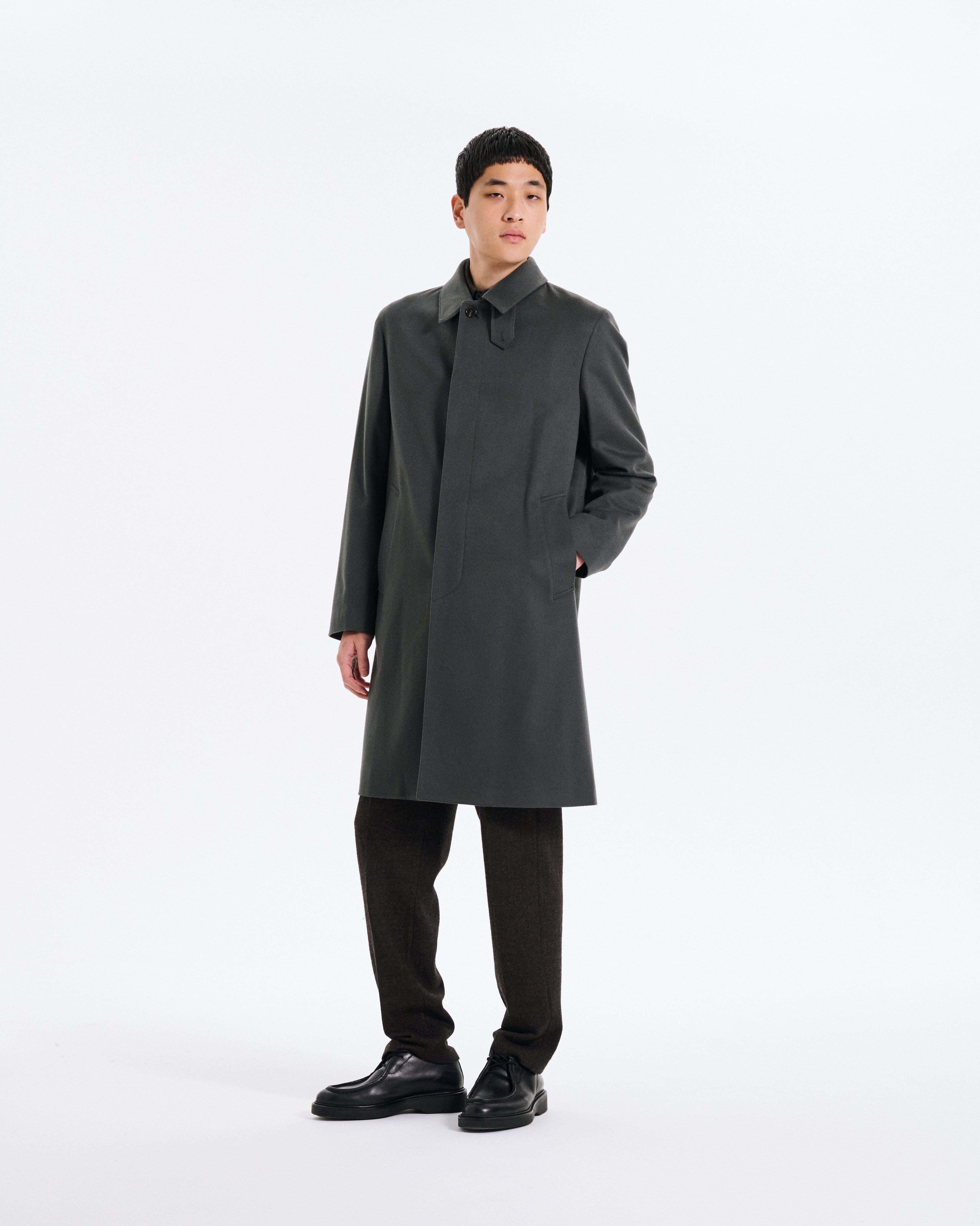 Loro piana 38 コート メンズ DUNKELD - Loro Piana Rain System ウールコート