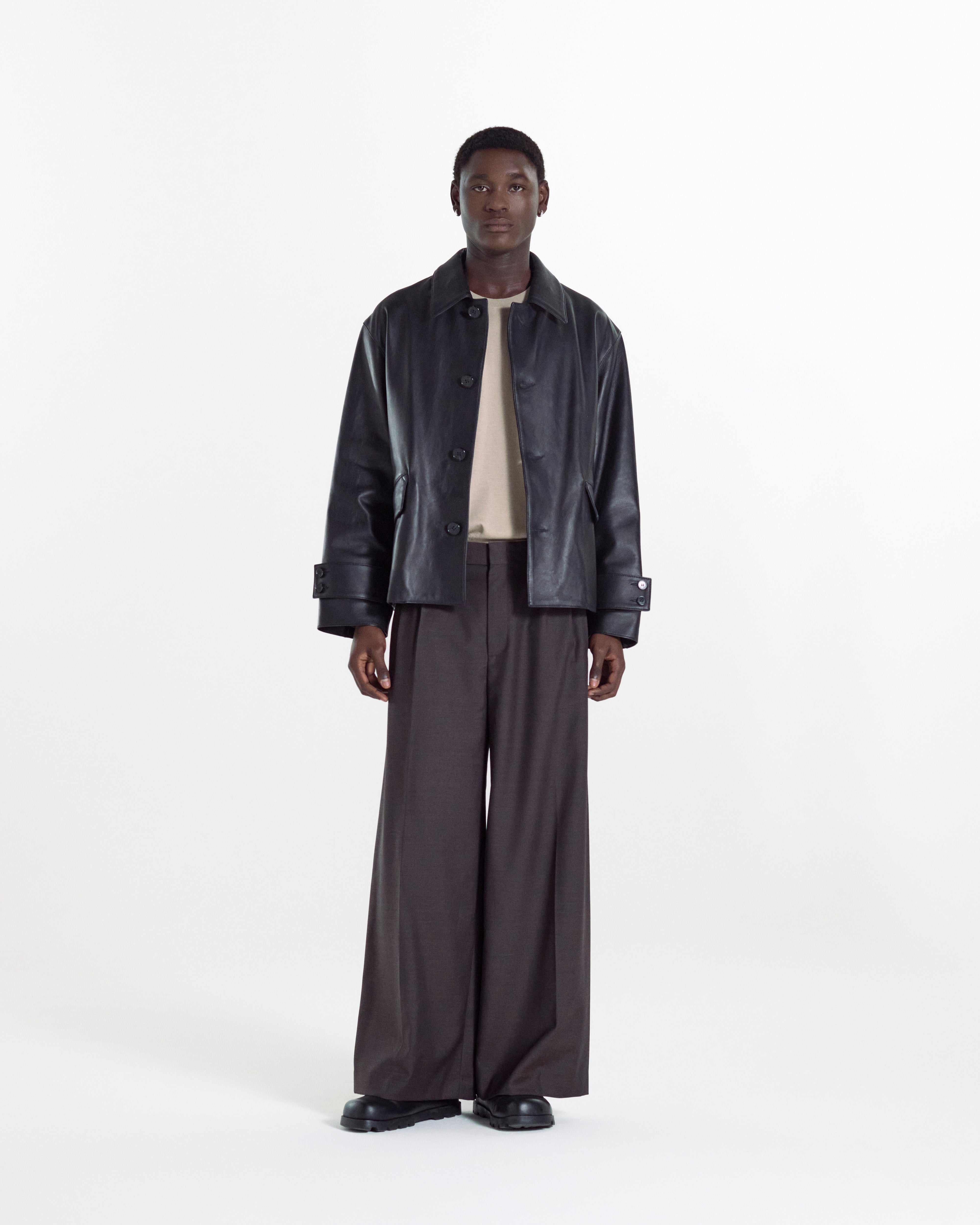 Humbie Slim Leather Jacket