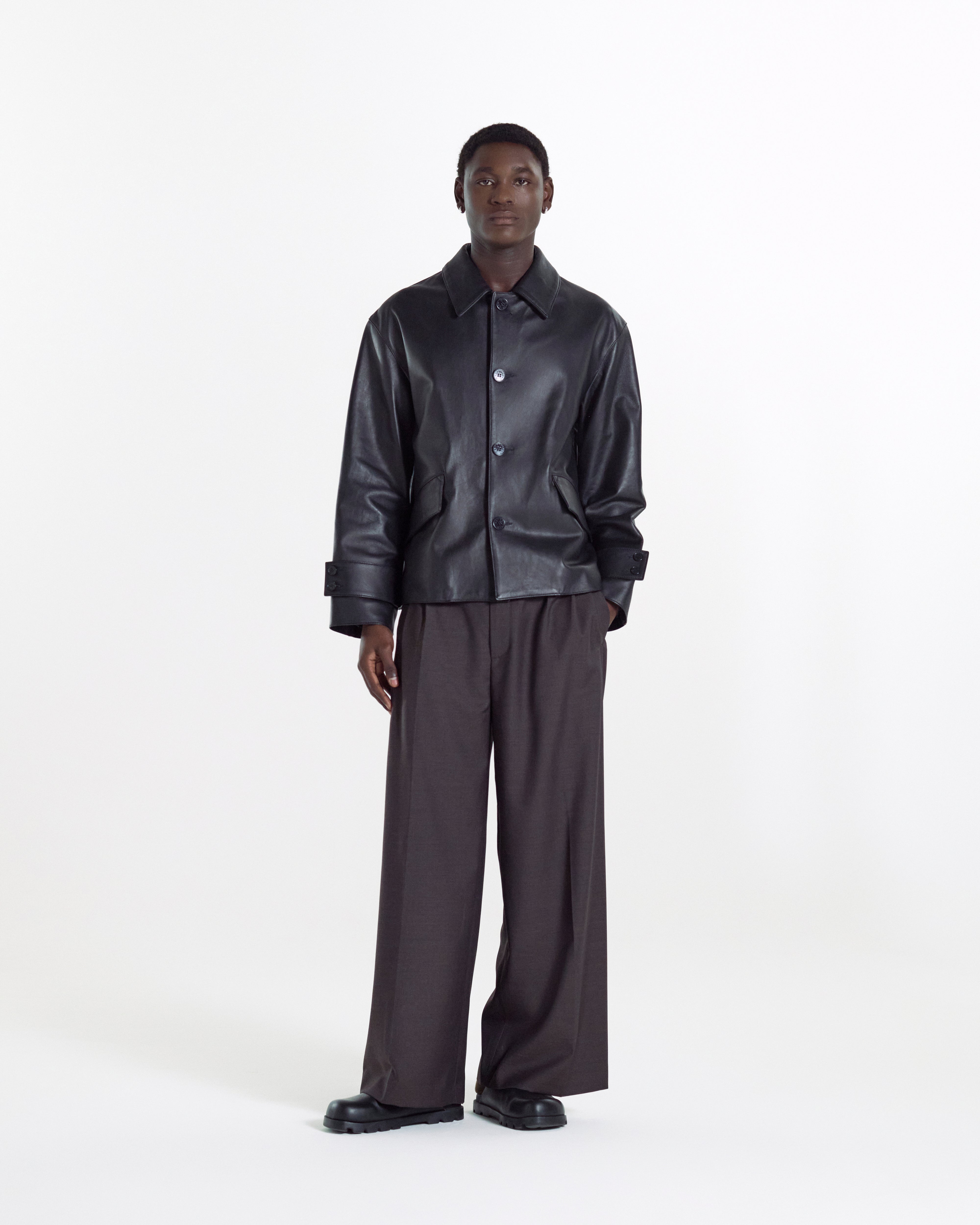 Humbie Slim Leather Jacket