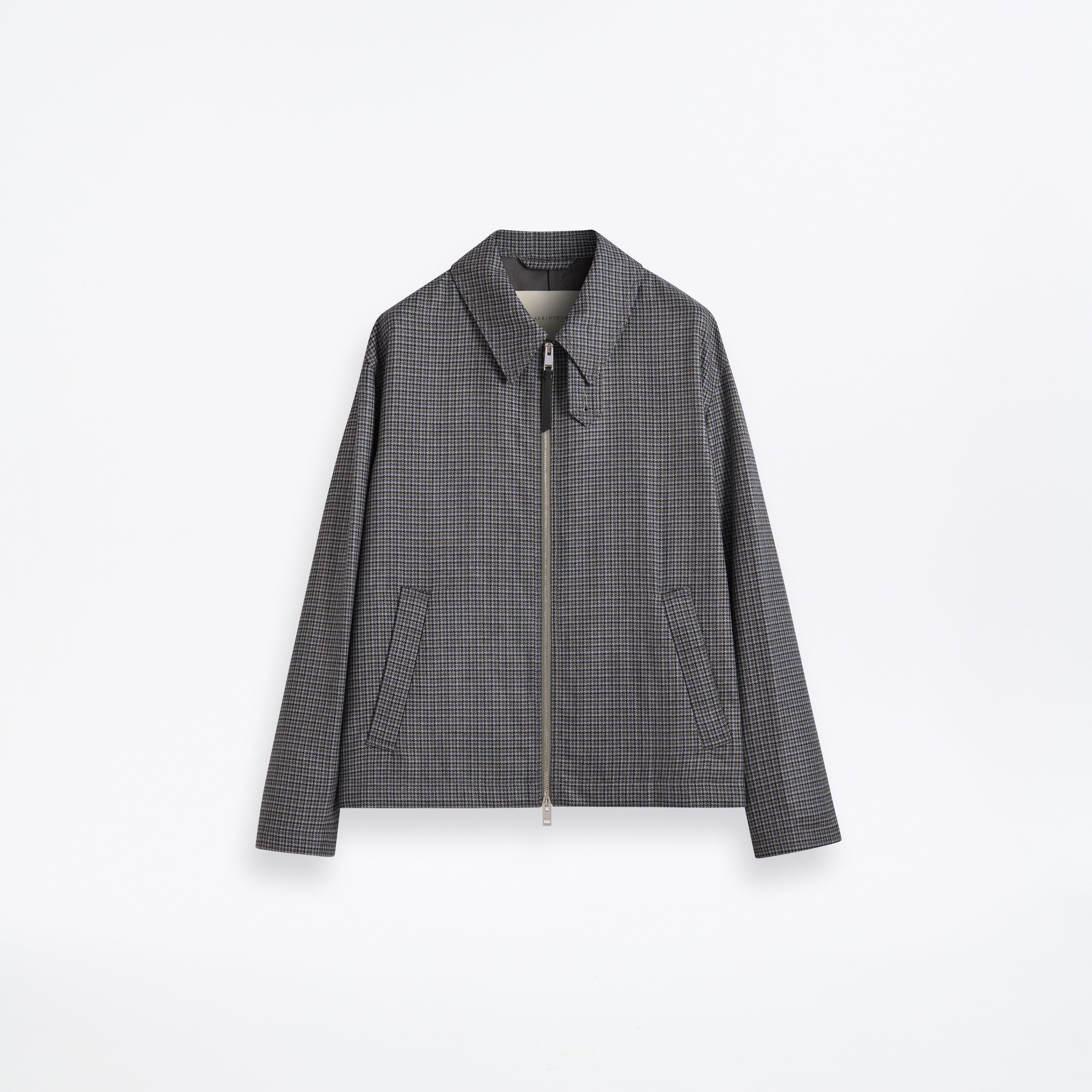 Birgham Wool Zip-up Jacket