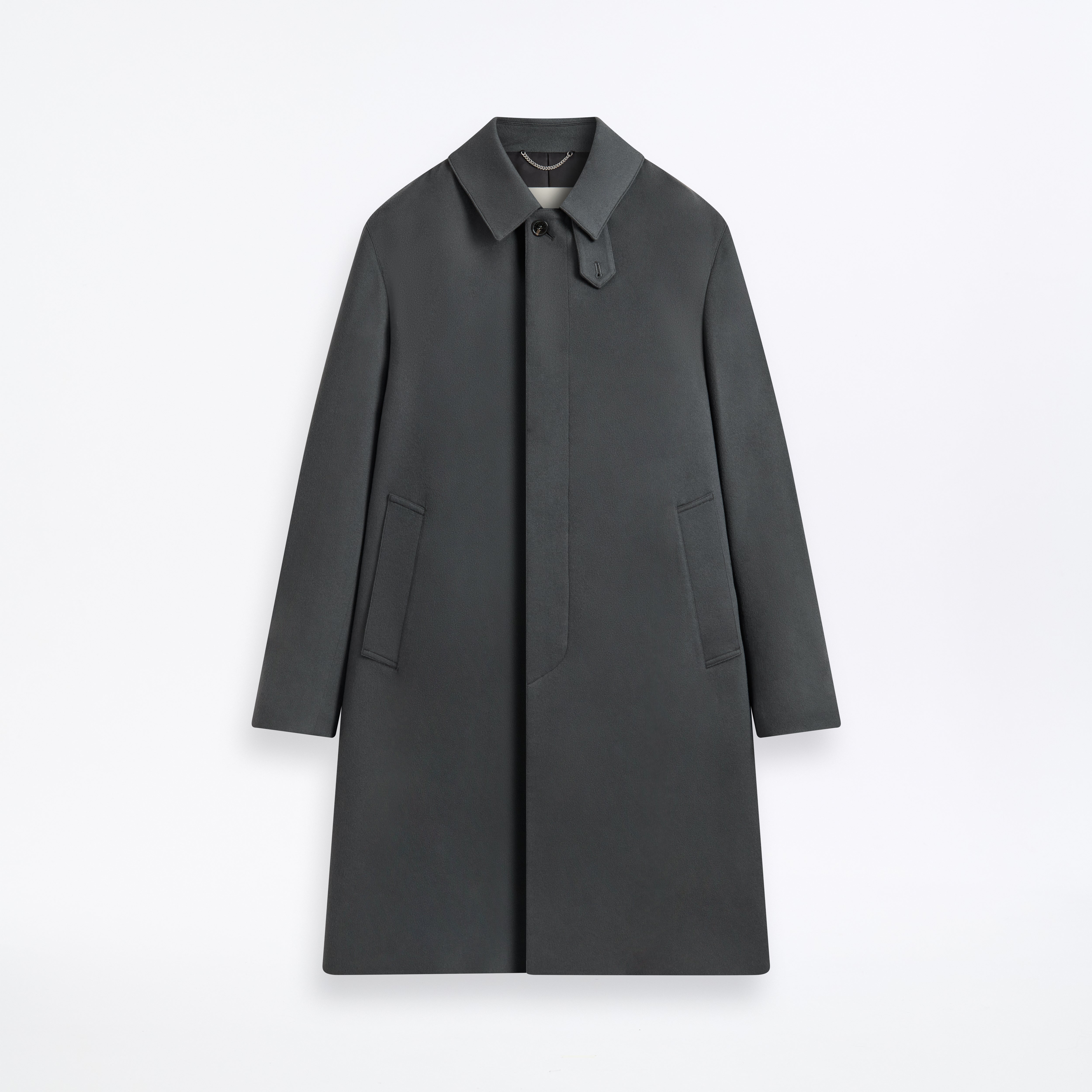 Dunkeld Wool Coat Iron Grey