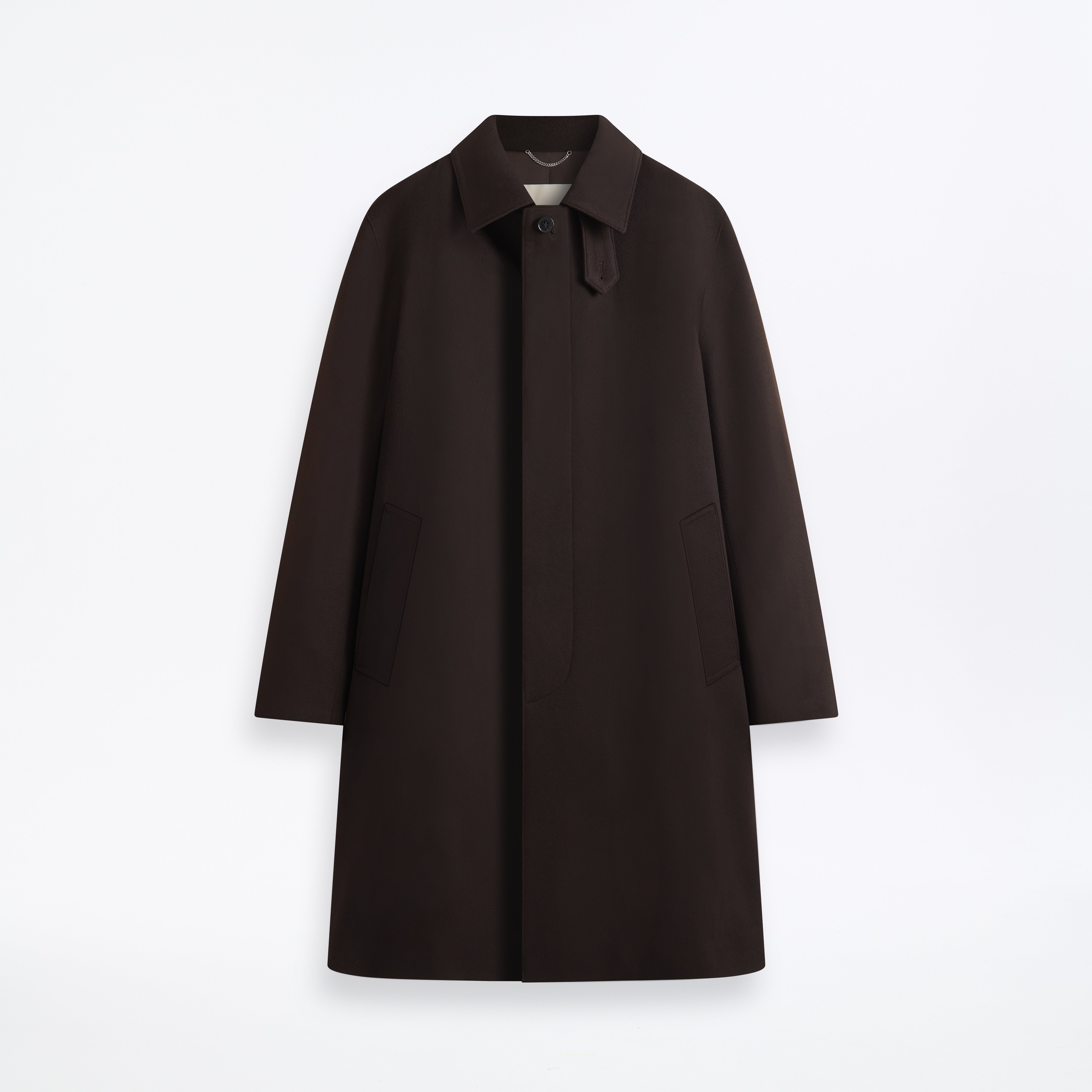 Dunkeld Wool Coat Dark Chocolate