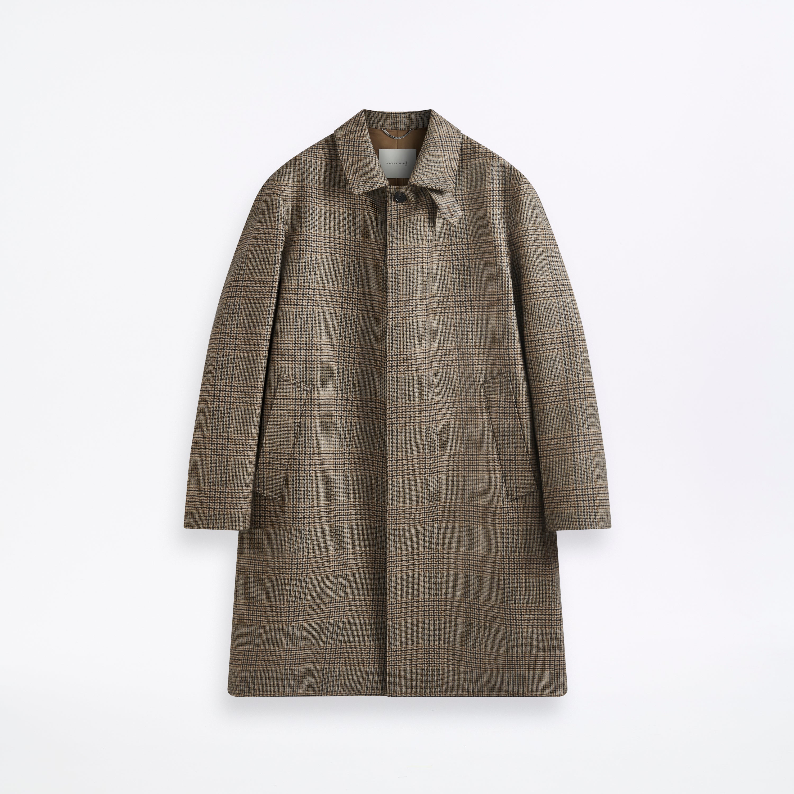 Mens Dunkeld Glencheck Wool Coat – Mackintosh