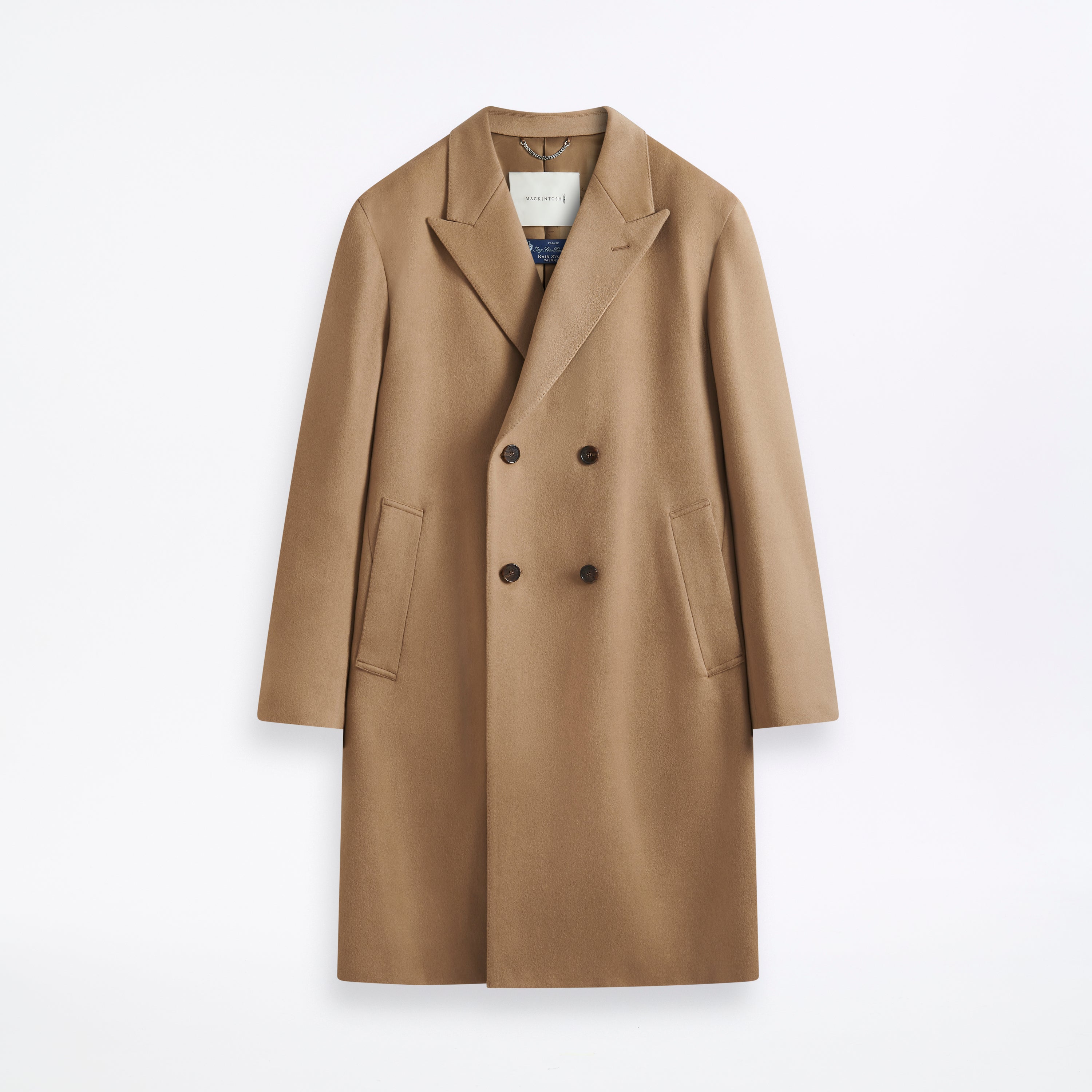 Crawford Loro Piana Cashmere Coat Flat Colour Beige