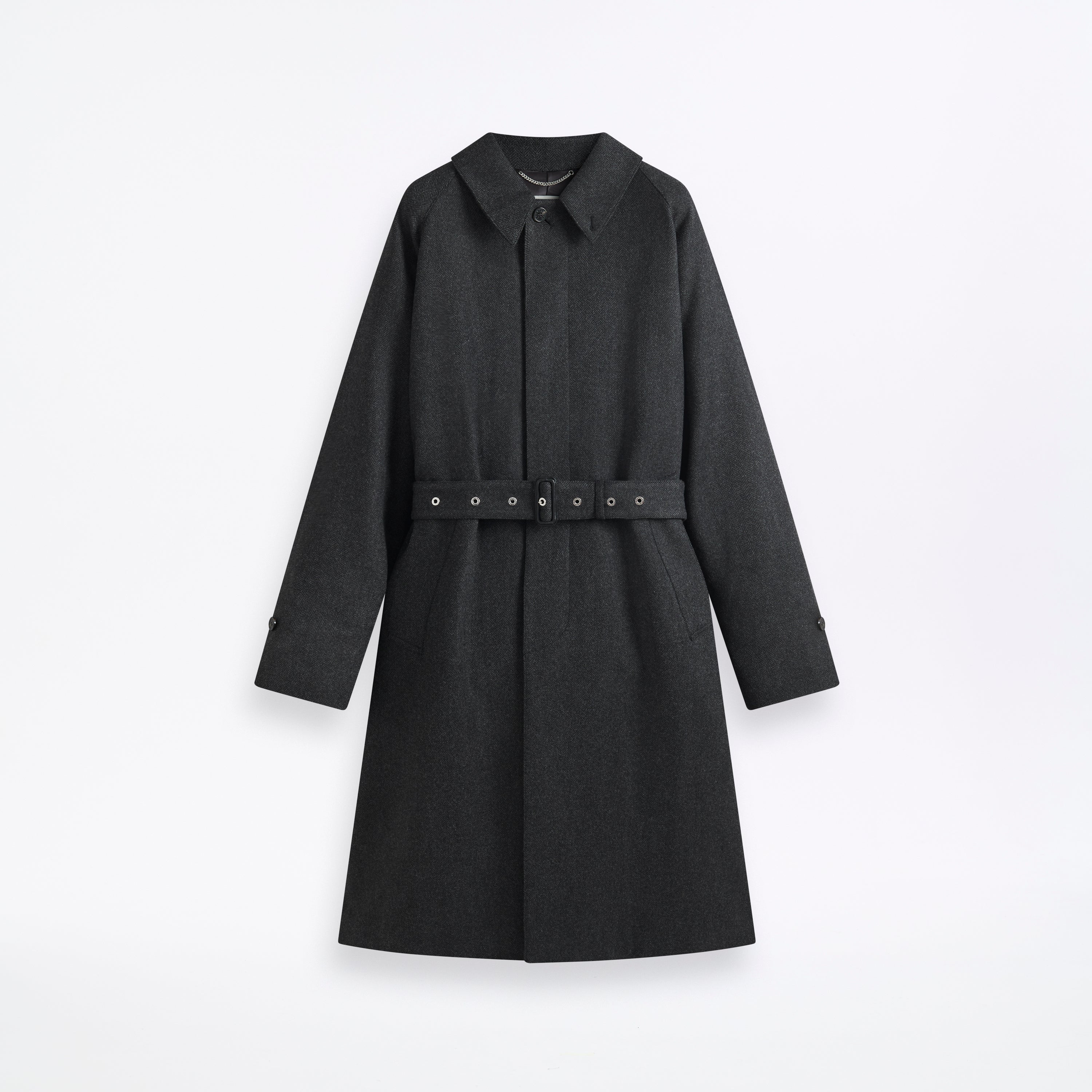 Roxburgh Wool Riding Coat-CL Grey