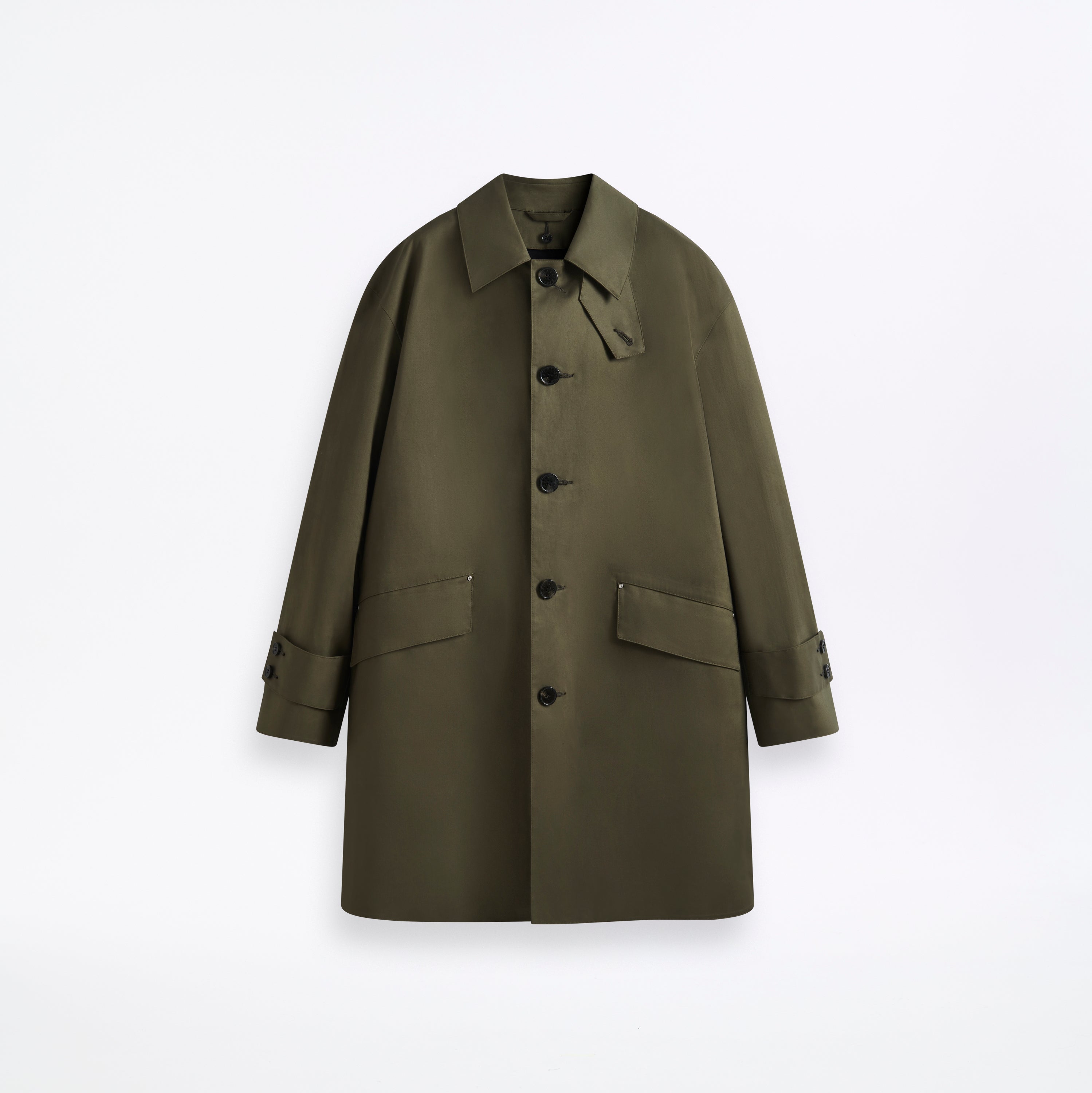 Humbie Slim Raintec® Mid Length Coat CL Grape Leaf