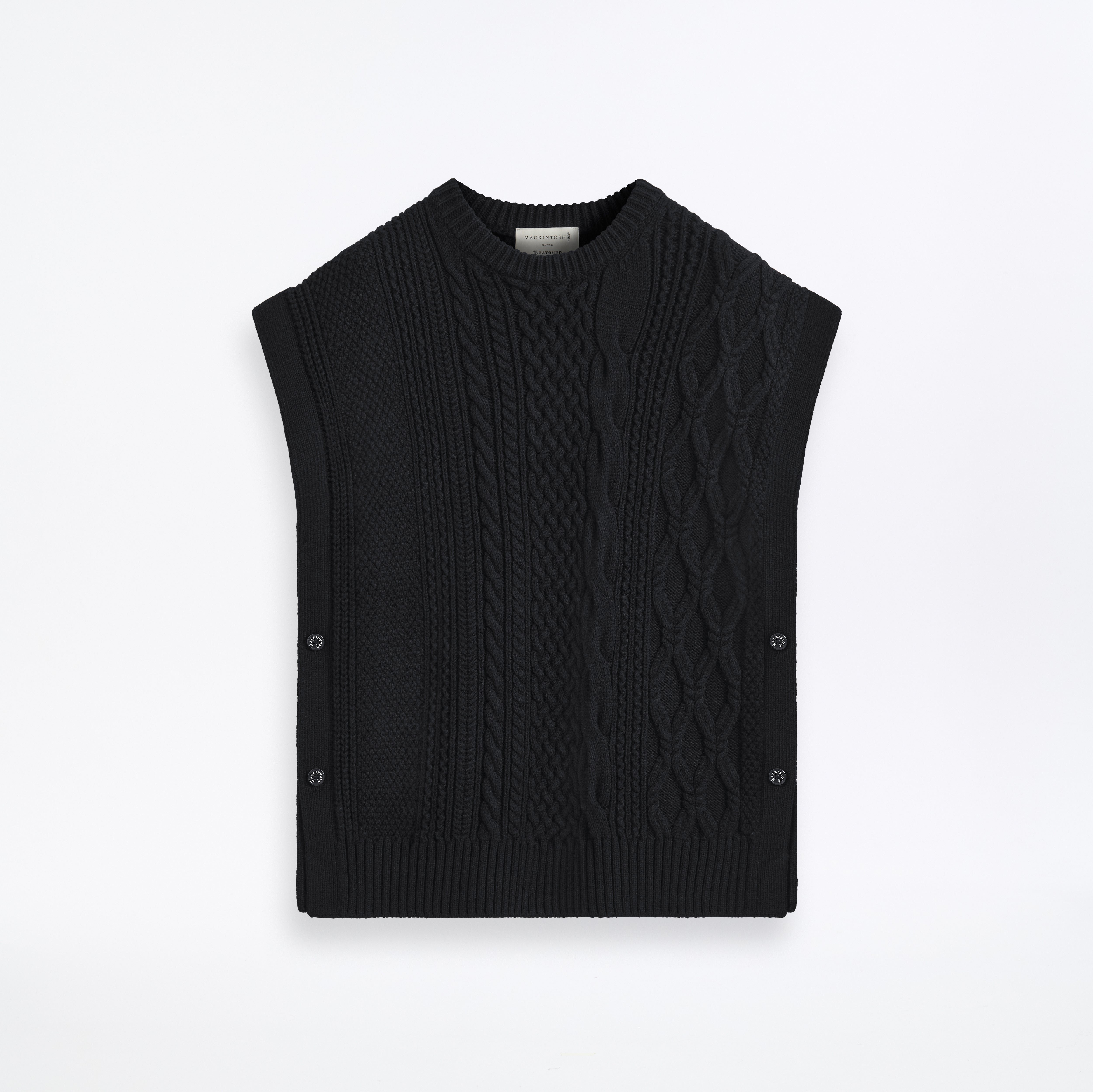 Mens Cable Vest – Mackintosh
