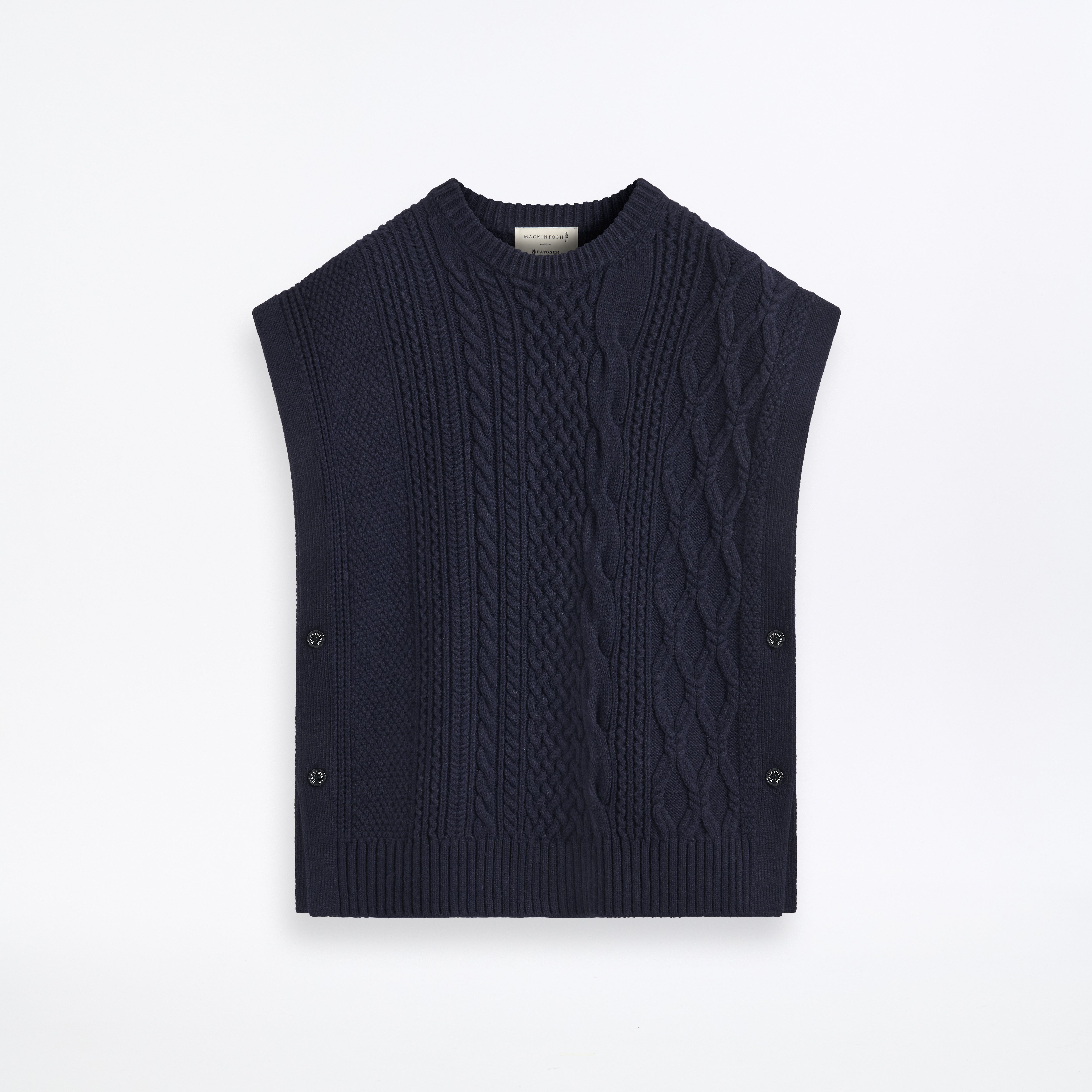 Cable Vest Navy
