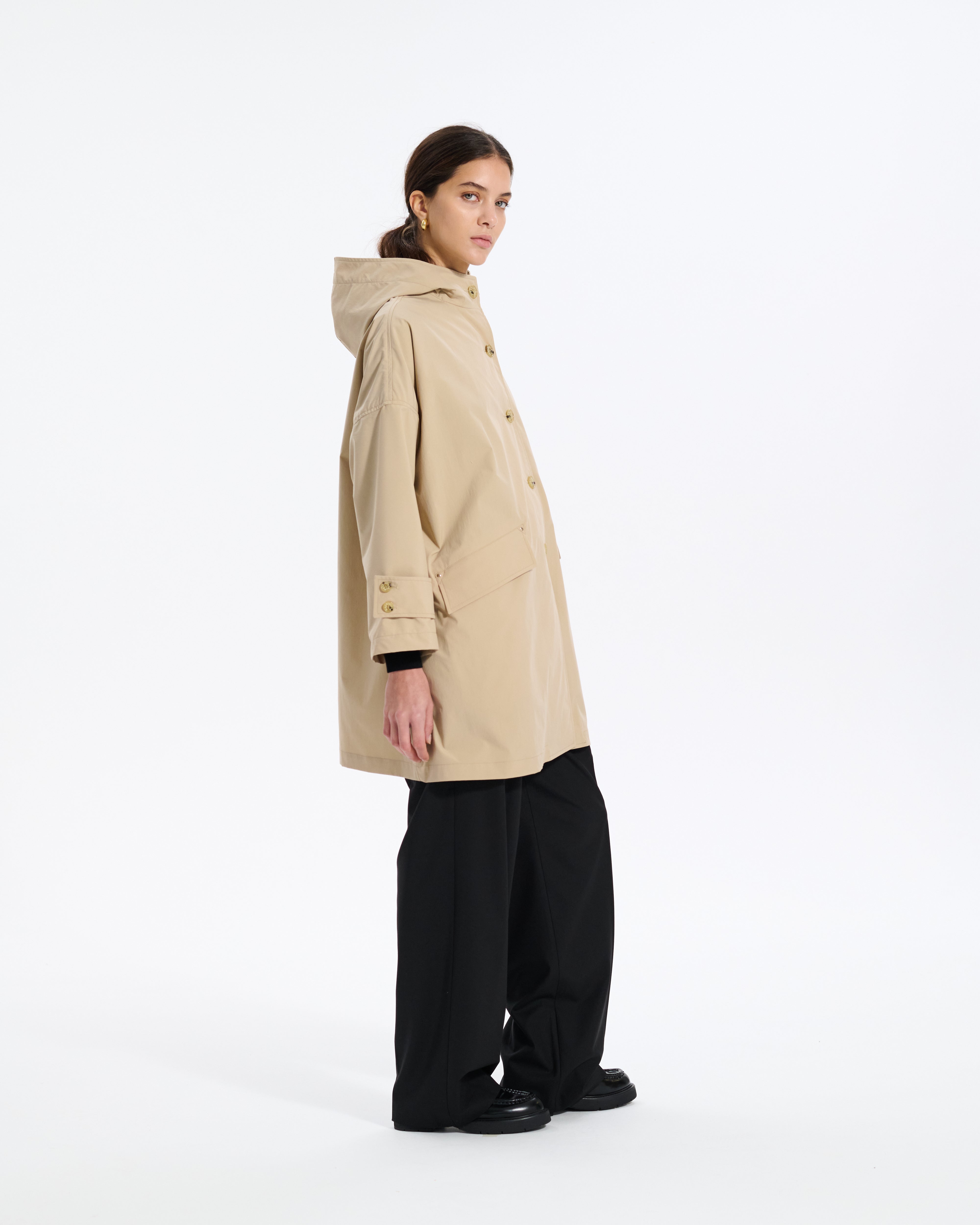 Humbie Hooded Short Coat