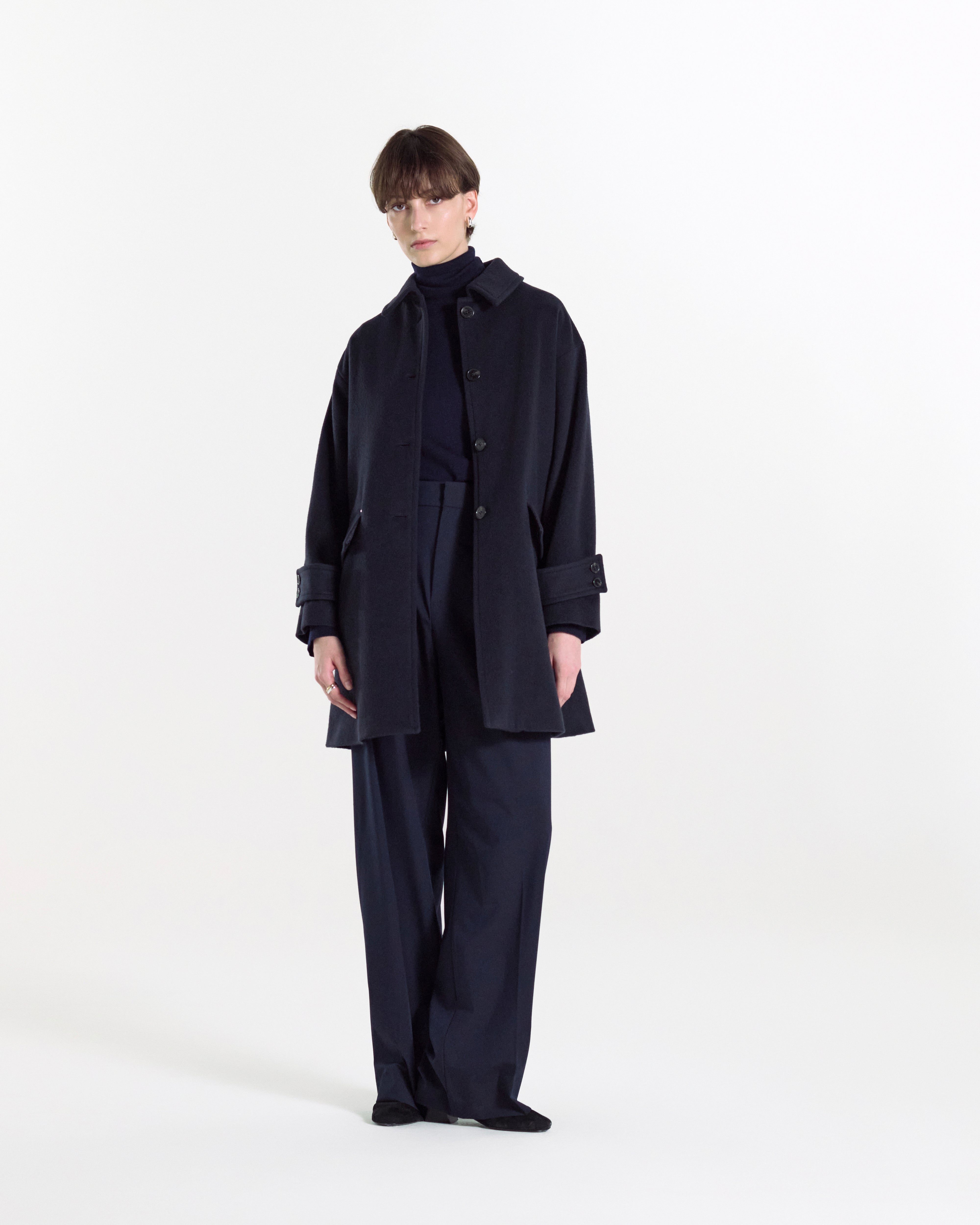 Humbie Slim Cashmere Wool Blend Coat