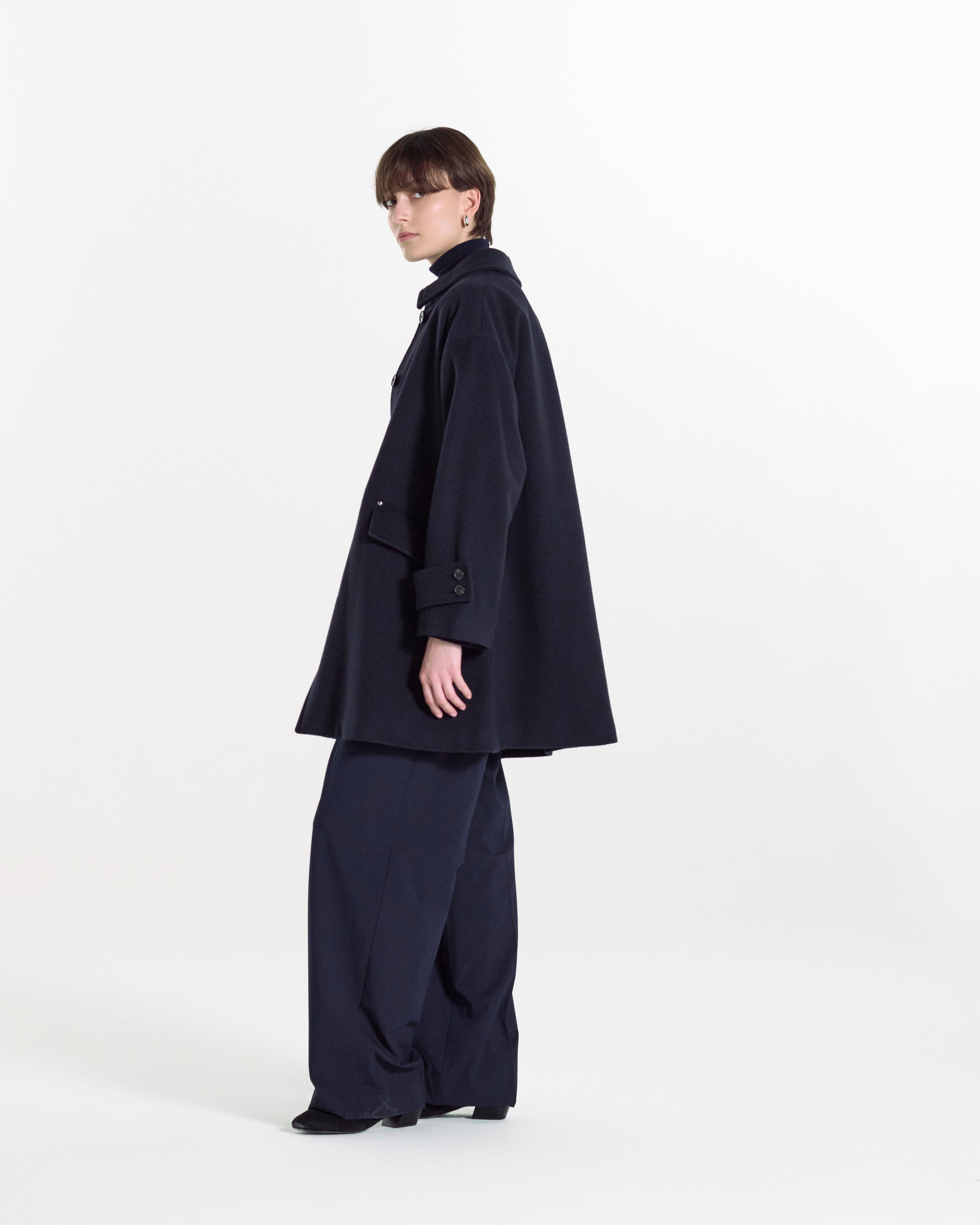 Humbie Slim Cashmere Wool Blend Coat