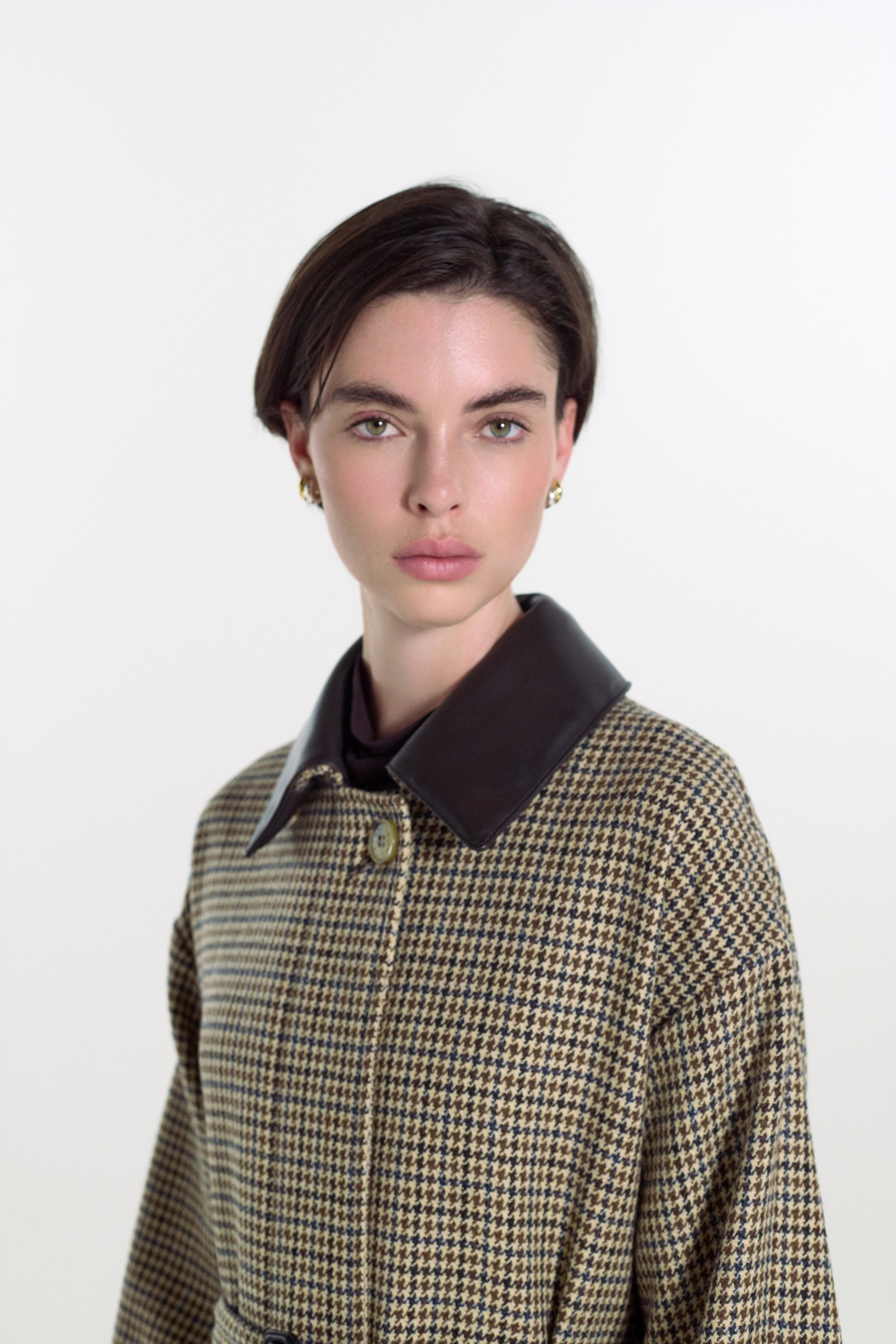 Belted Bowland Alpaca Wool Trench Coat