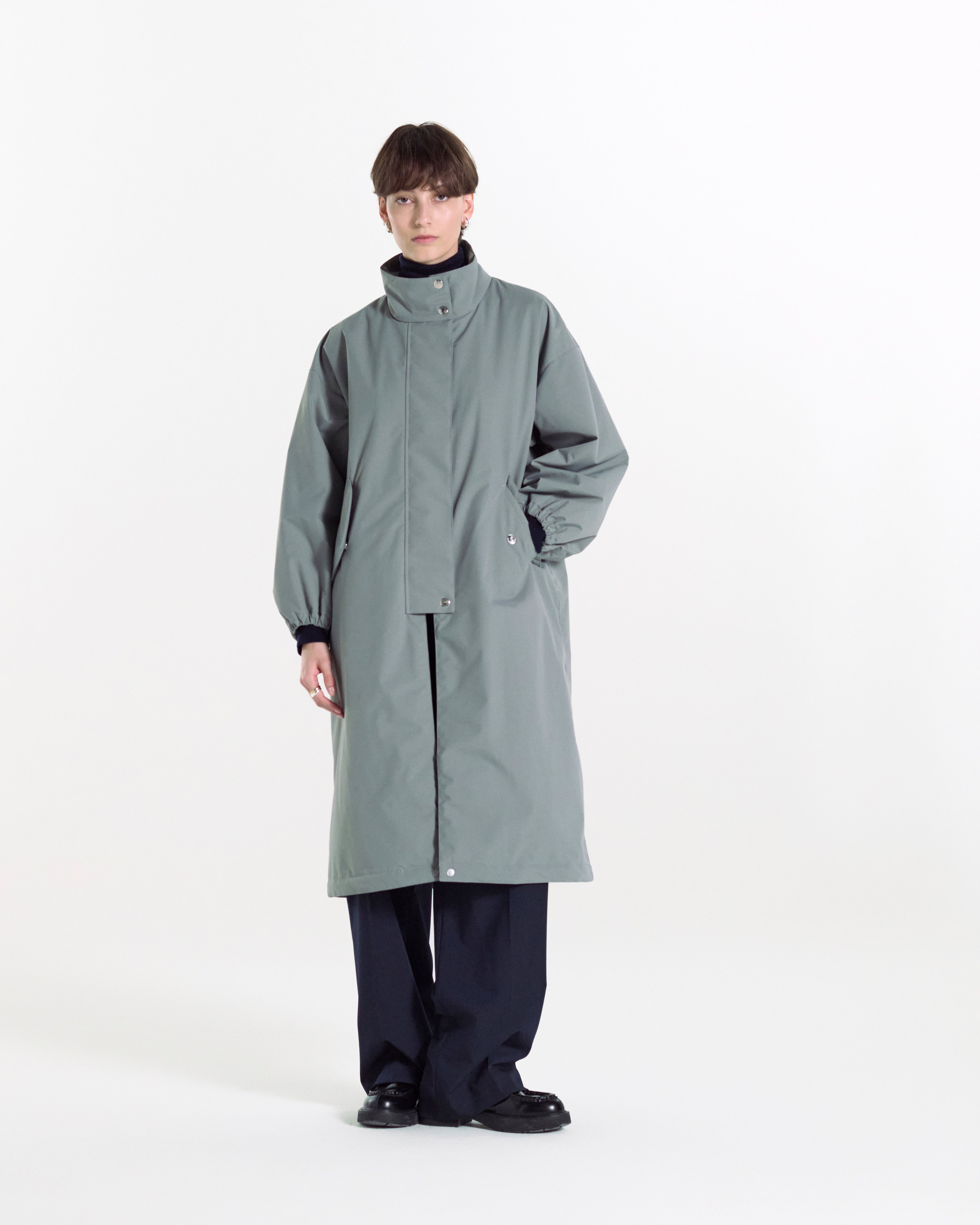 Raintec Skye Thindown Stand Collar Coat