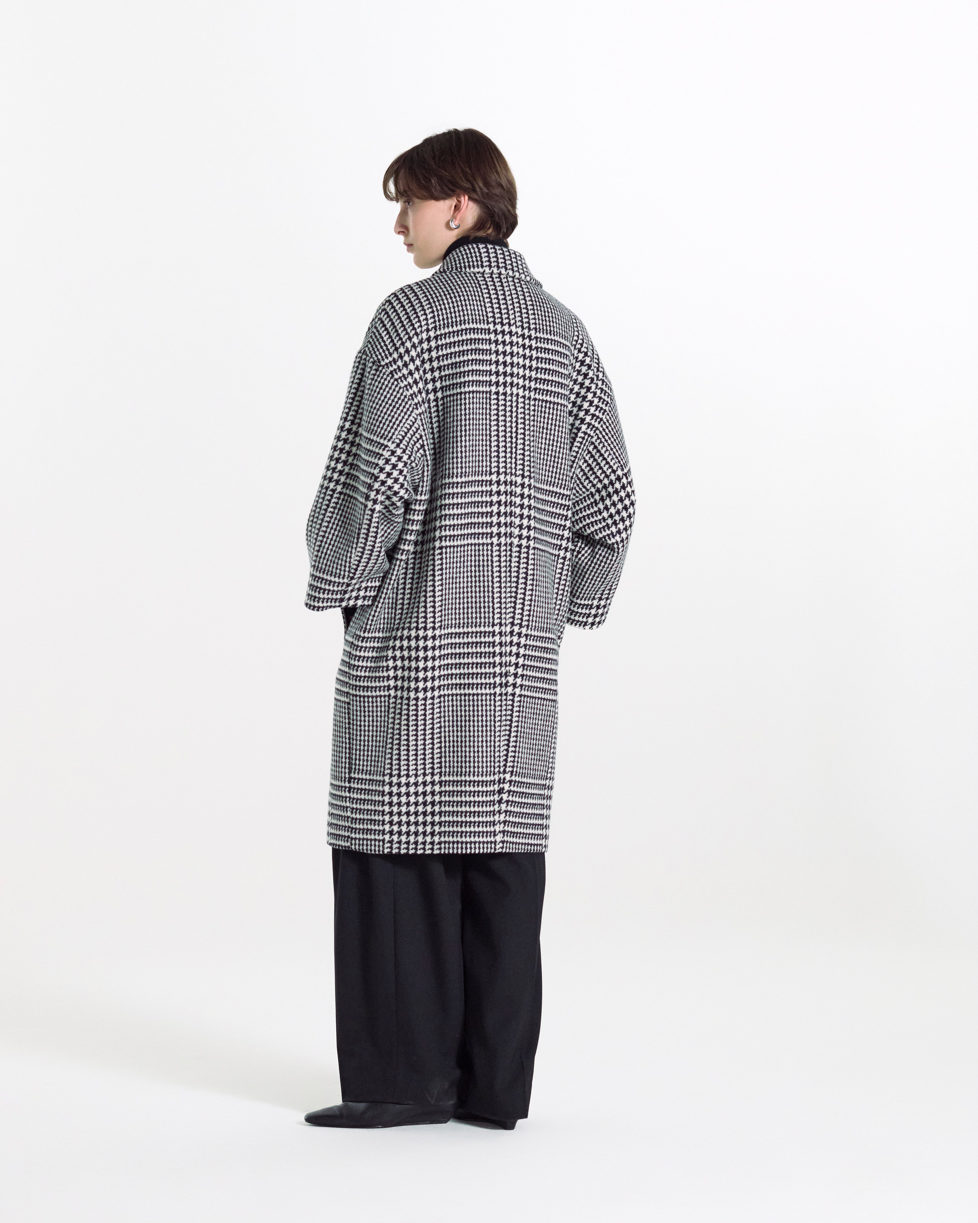 Collin Wool Cropped Sleeve Coat