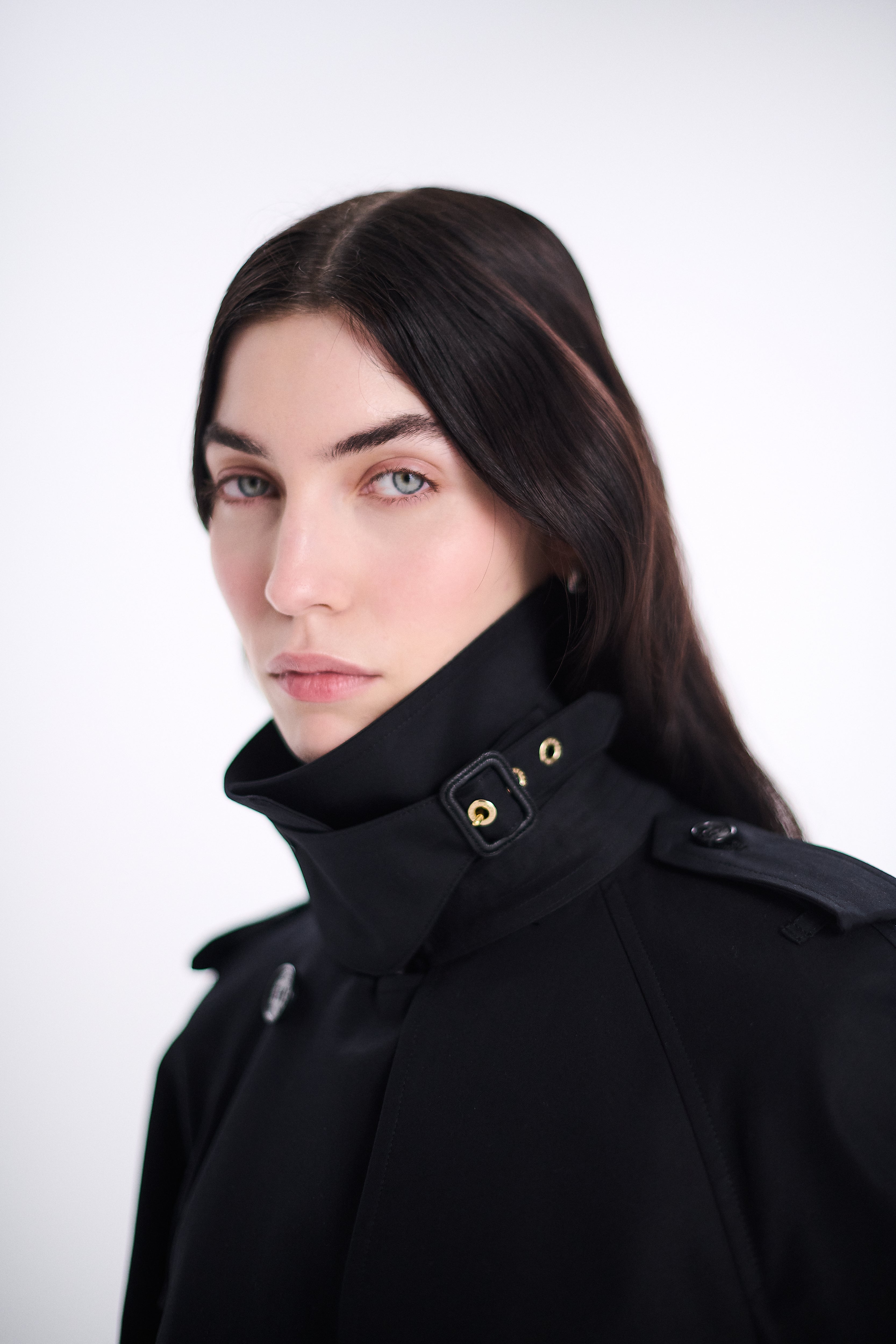 Forrest Gabardine Double Breasted Trench Coat