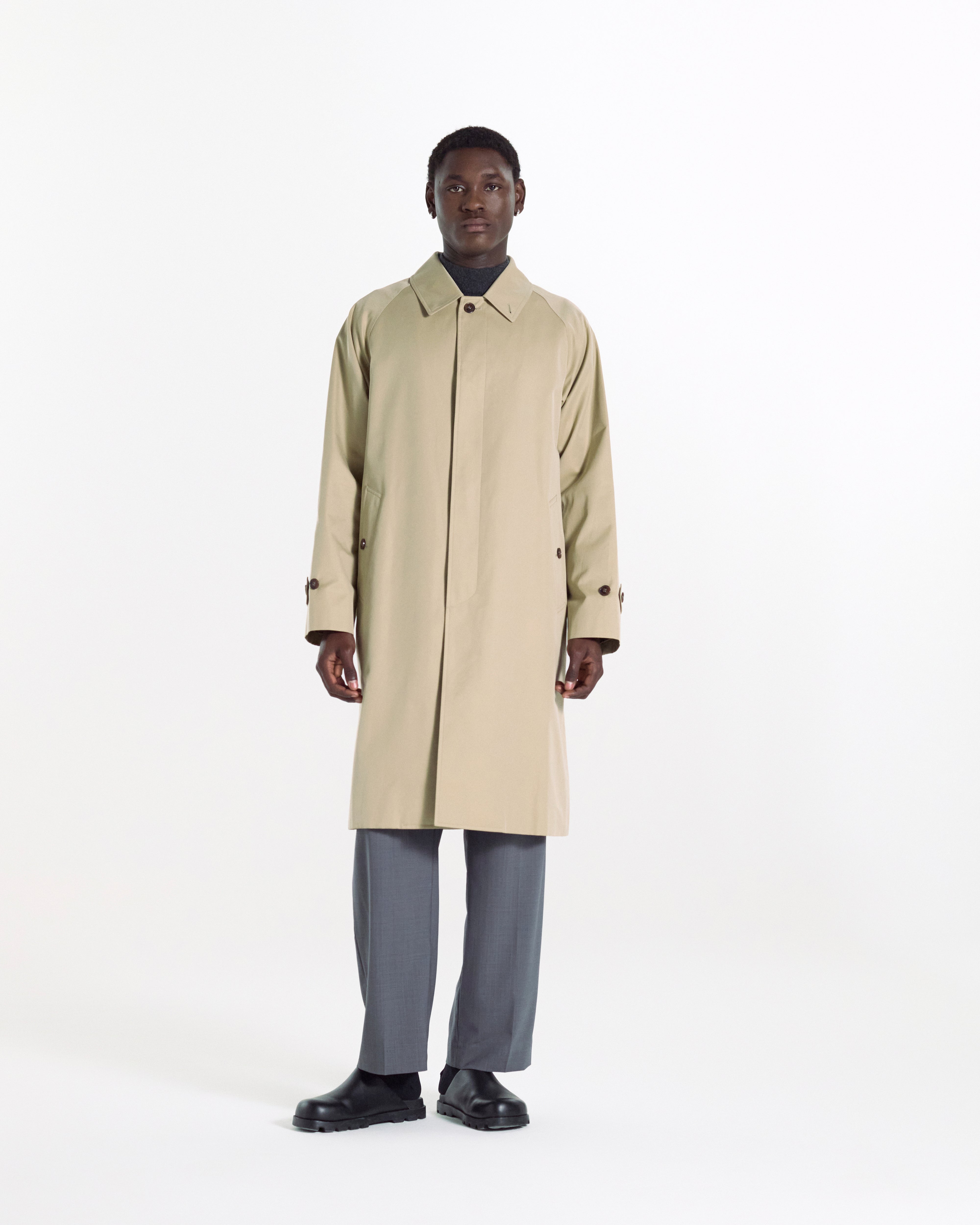 New Balfield Gabardine Car Coat Honey