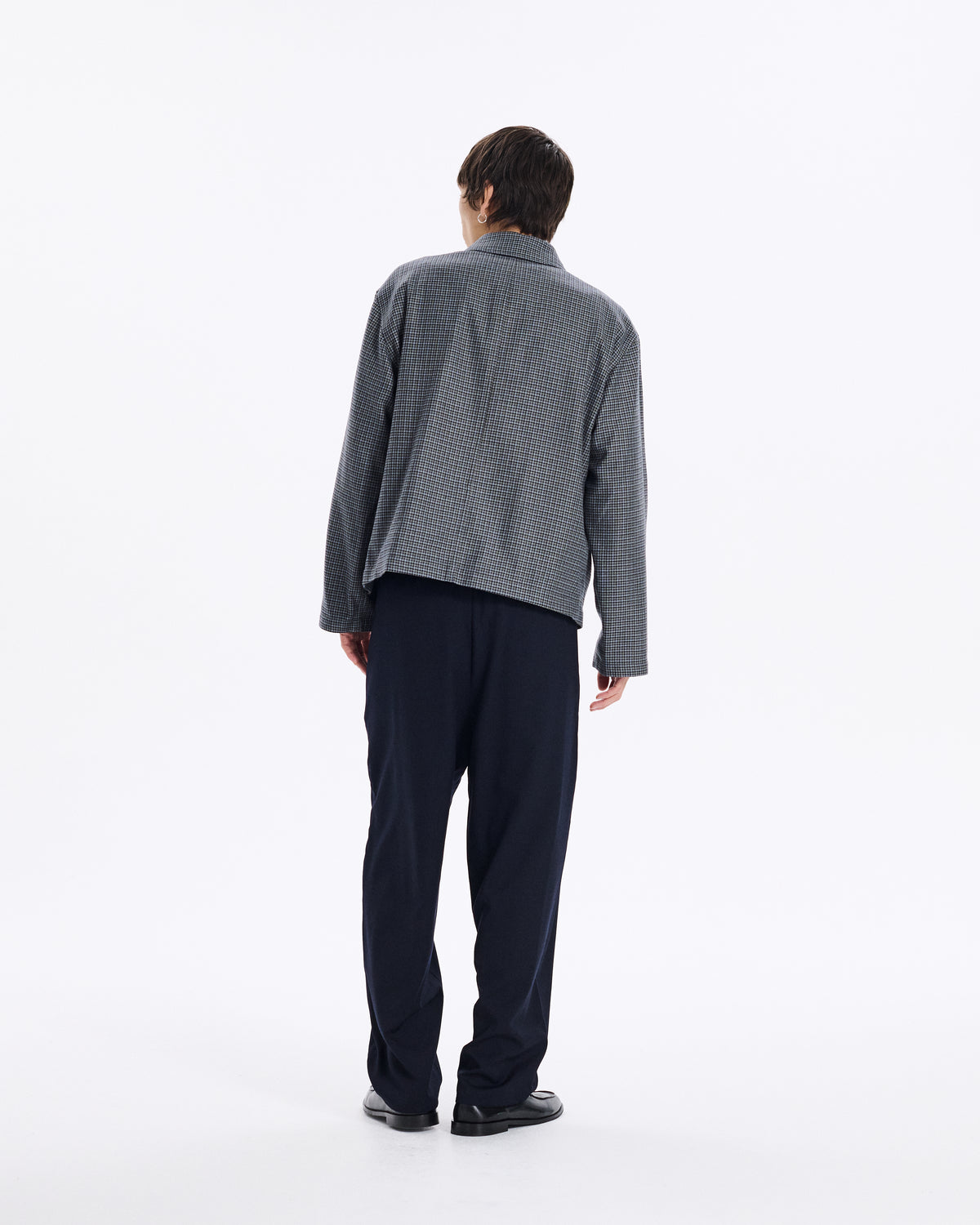 Birgham Wool Zip-up Jacket
