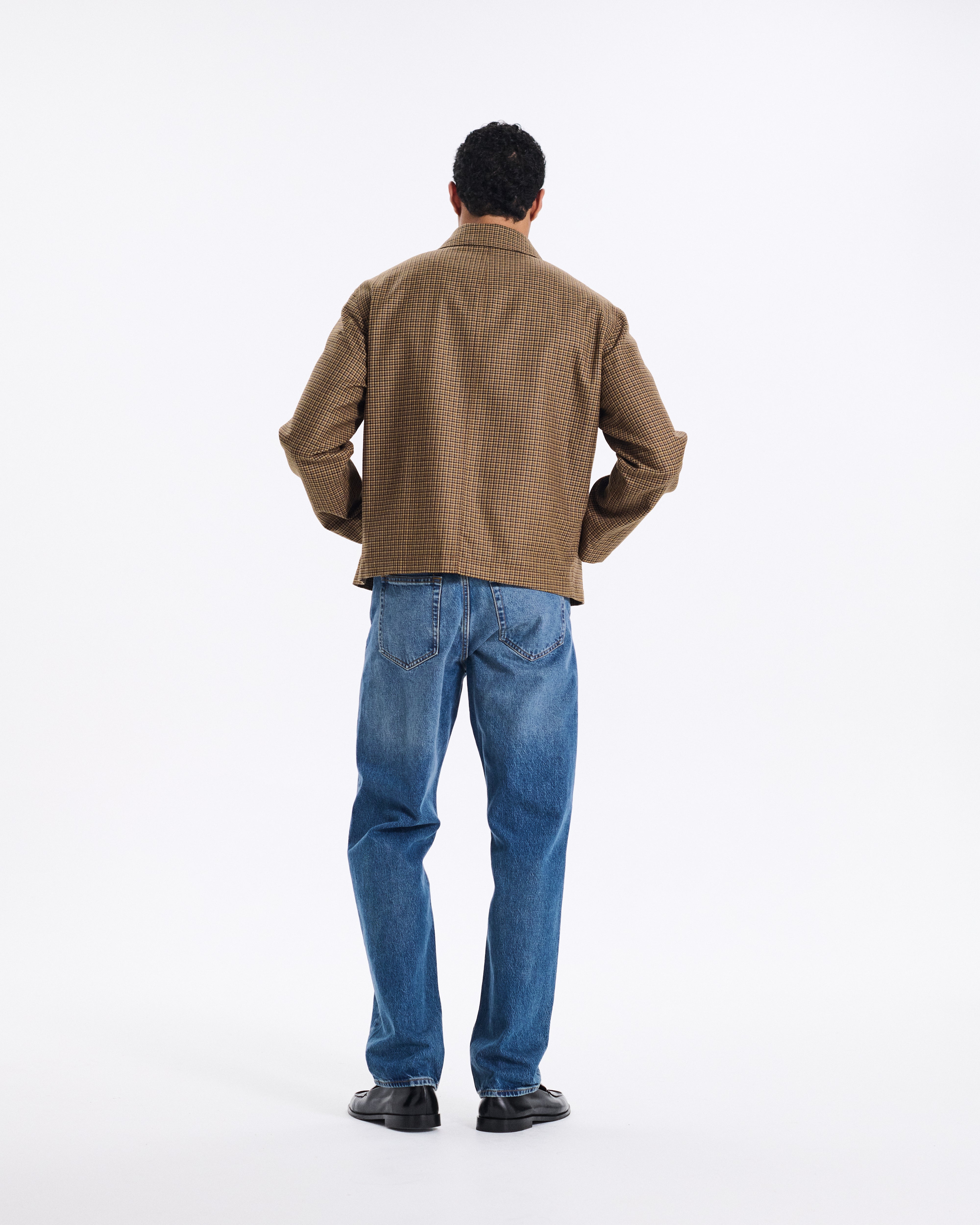 Birgham Wool Zip-up Jacket