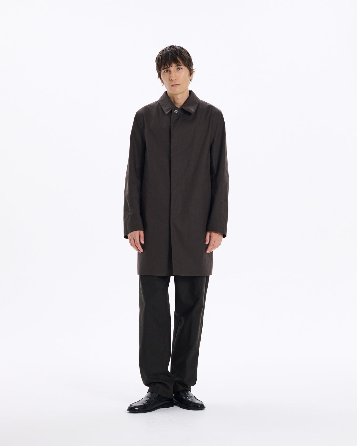 Dunoon Raintec® Mid Length Coat Chocolate