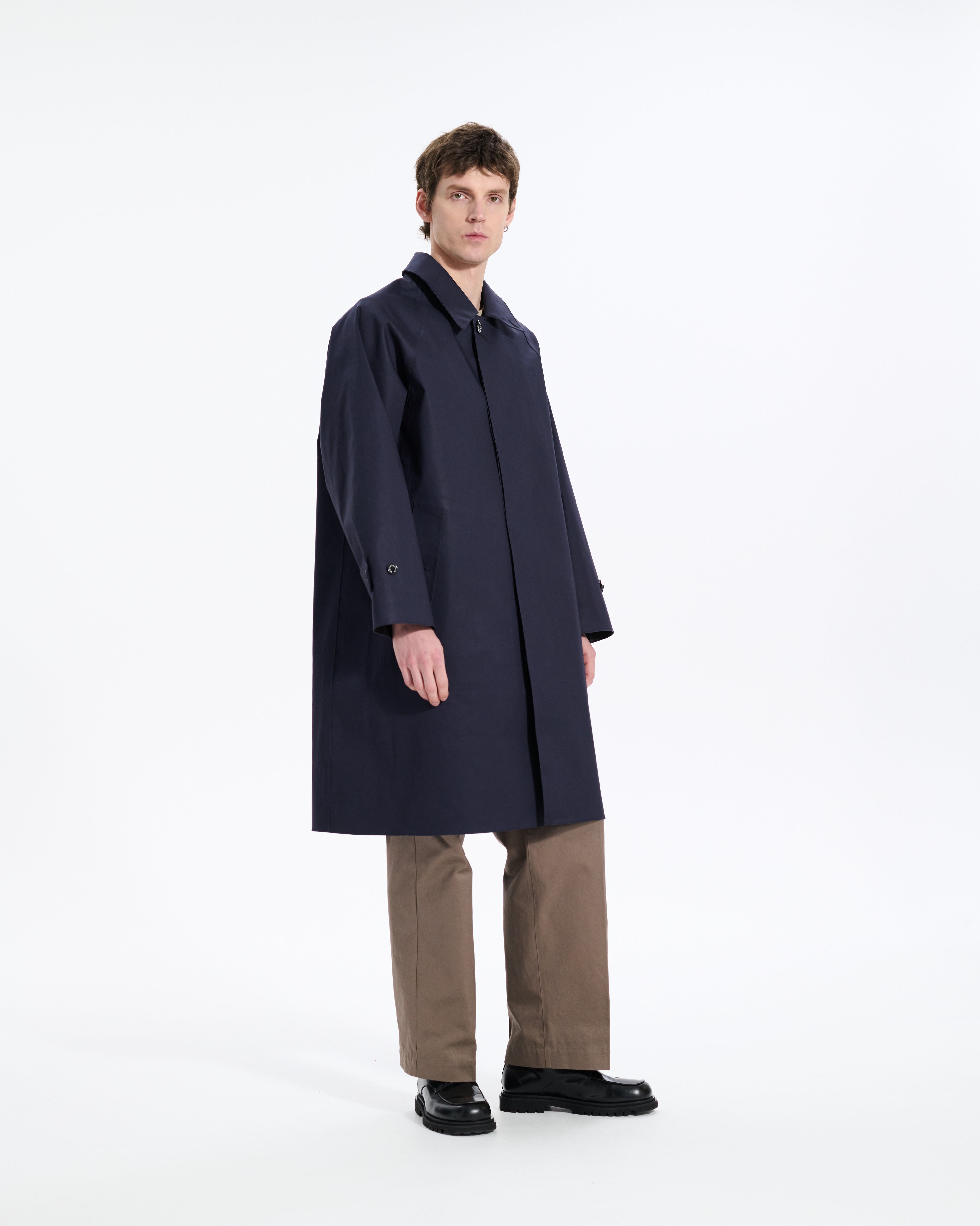 Lauder Rubberised 3/4 Length Oversized Coat
