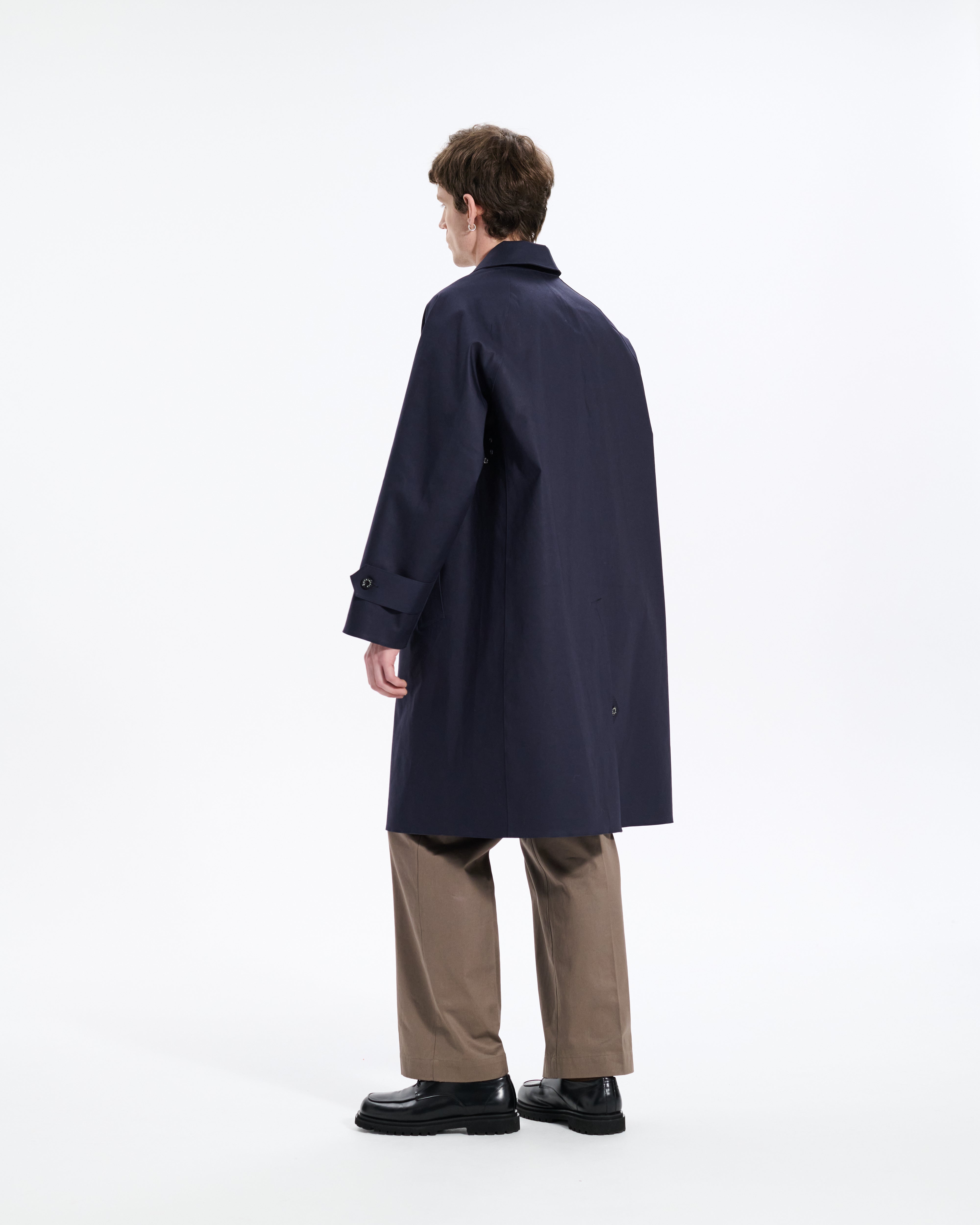 Lauder Rubberised 3/4 Length Oversized Coat
