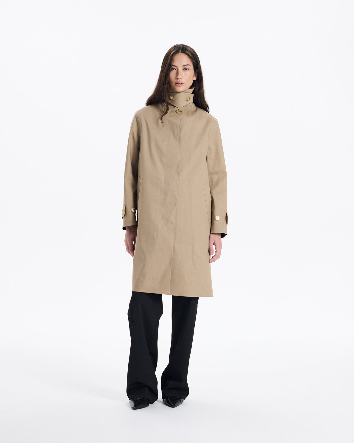 Banton Rubberised 3/4 Length Coat