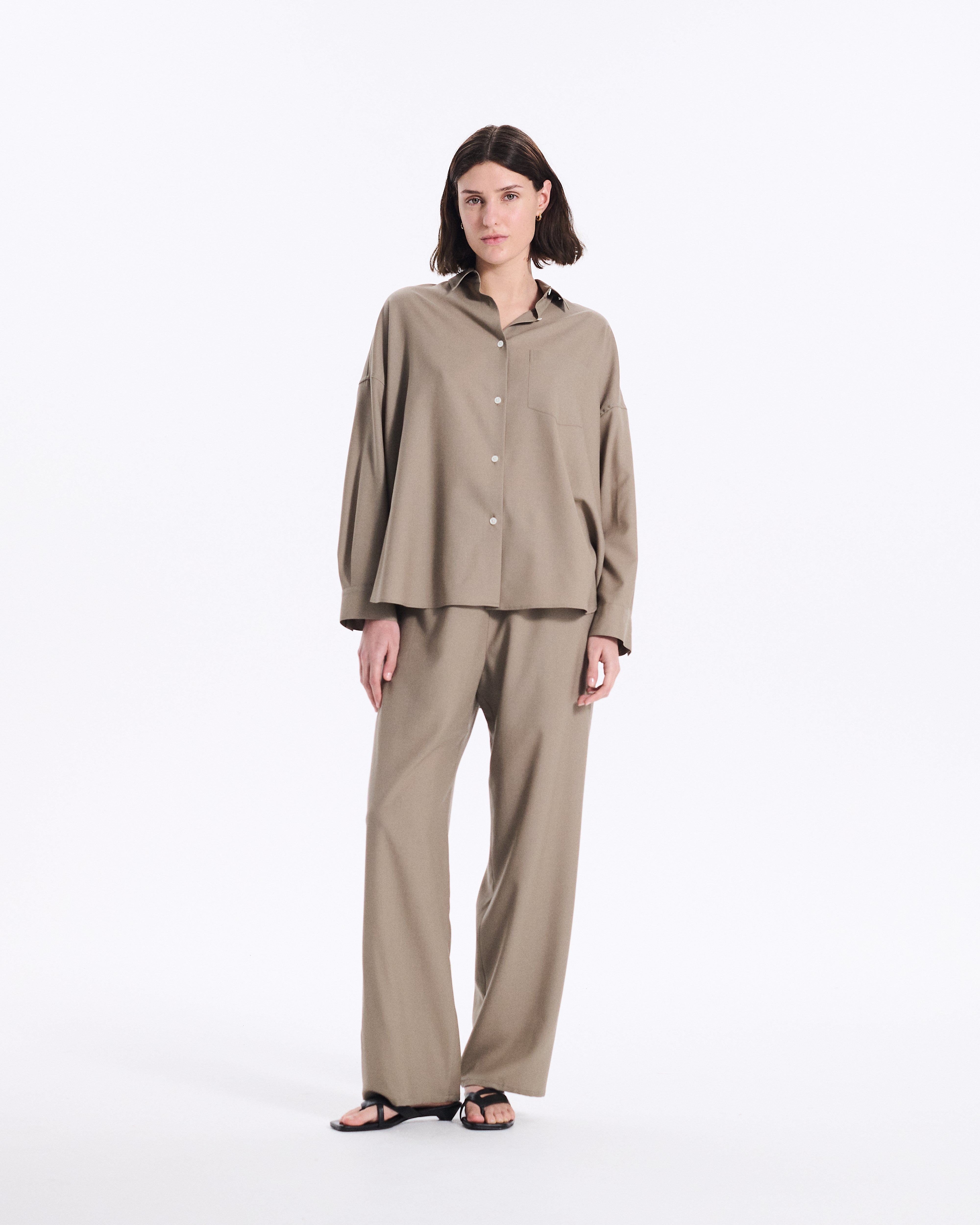 Whitehills Superfine 140 Wool Shirt