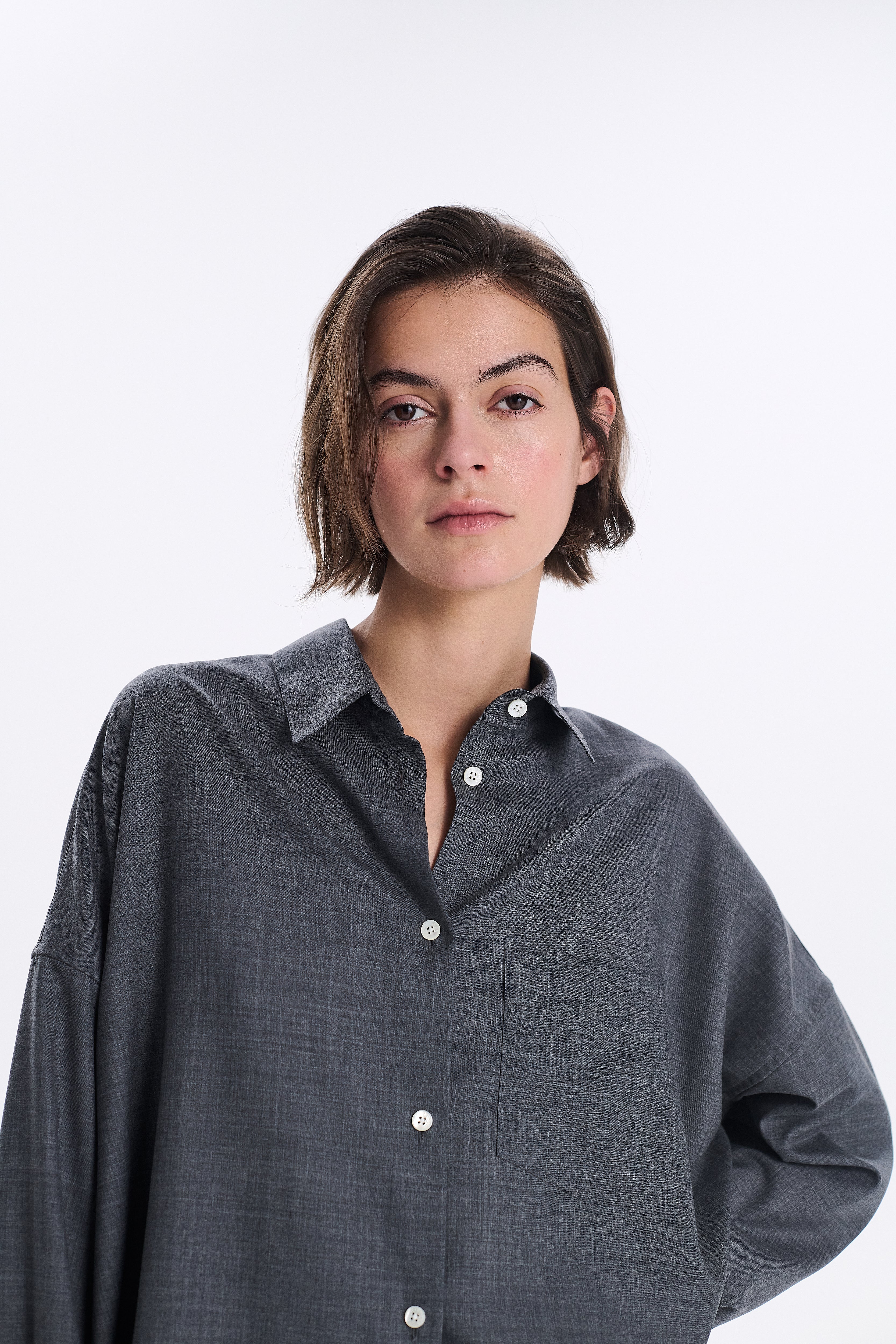 Whitehills Superfine 140 Wool Shirt