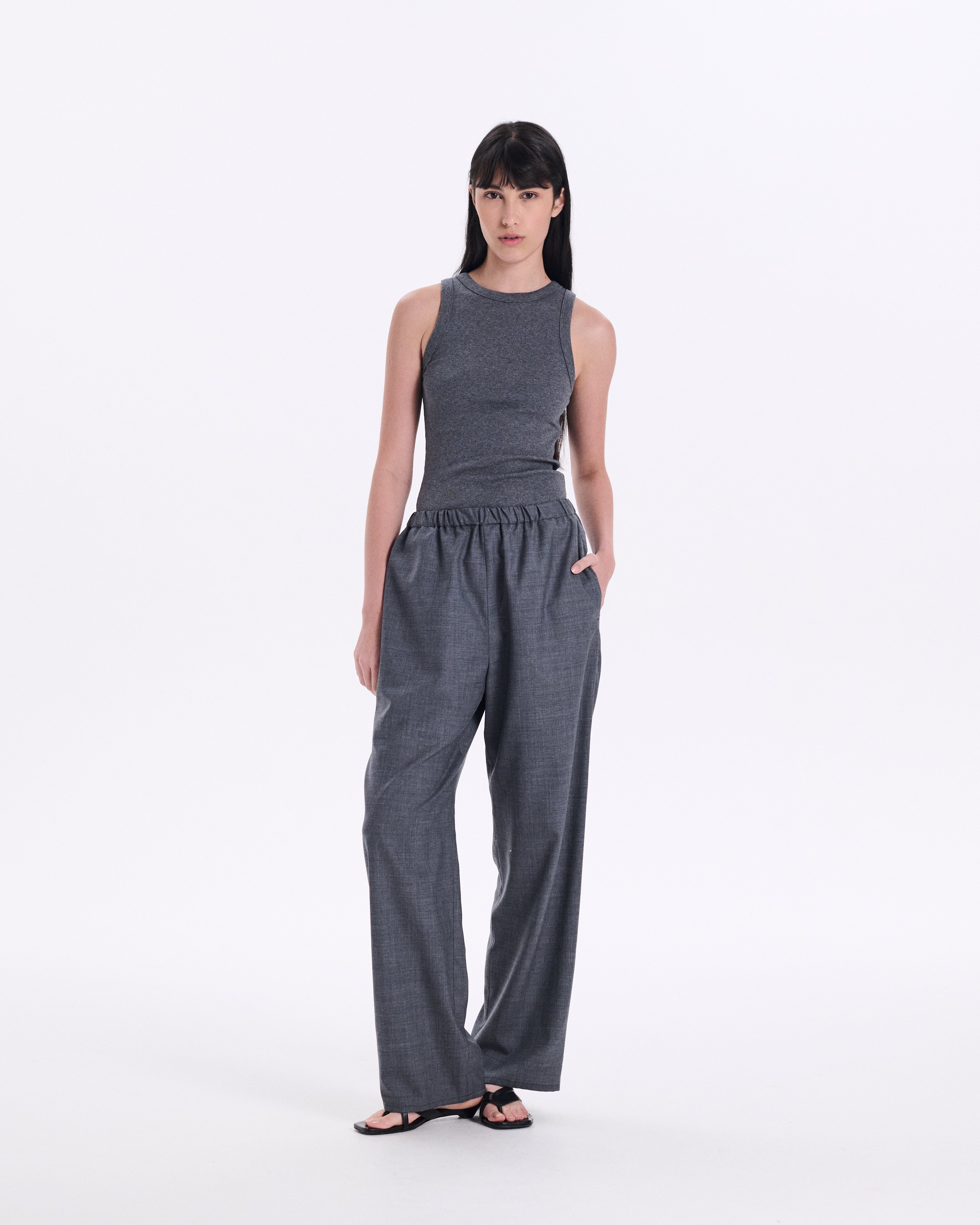 Halls Drawstring Trousers - CL Grey