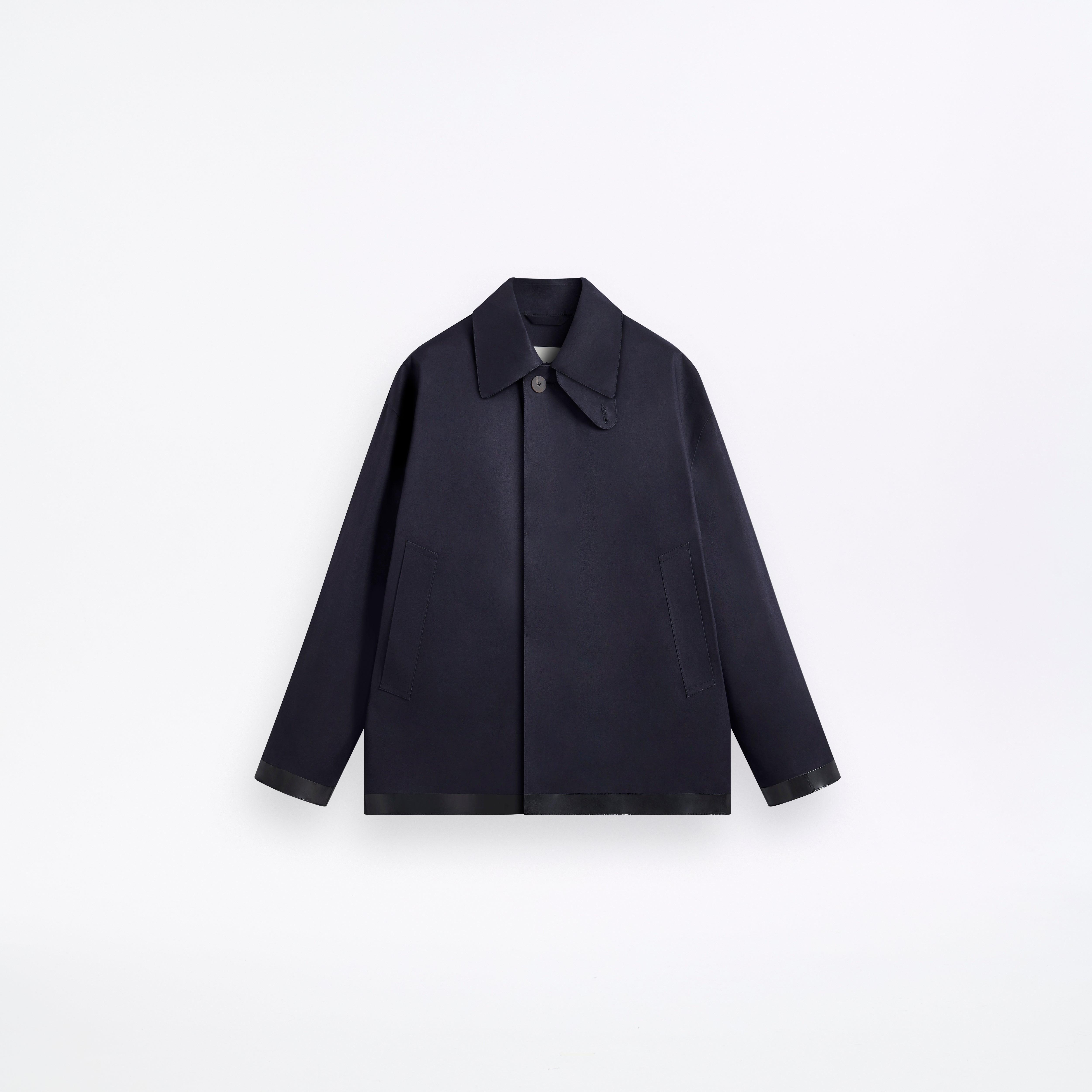 Teviot Rubberised Jacket Navy