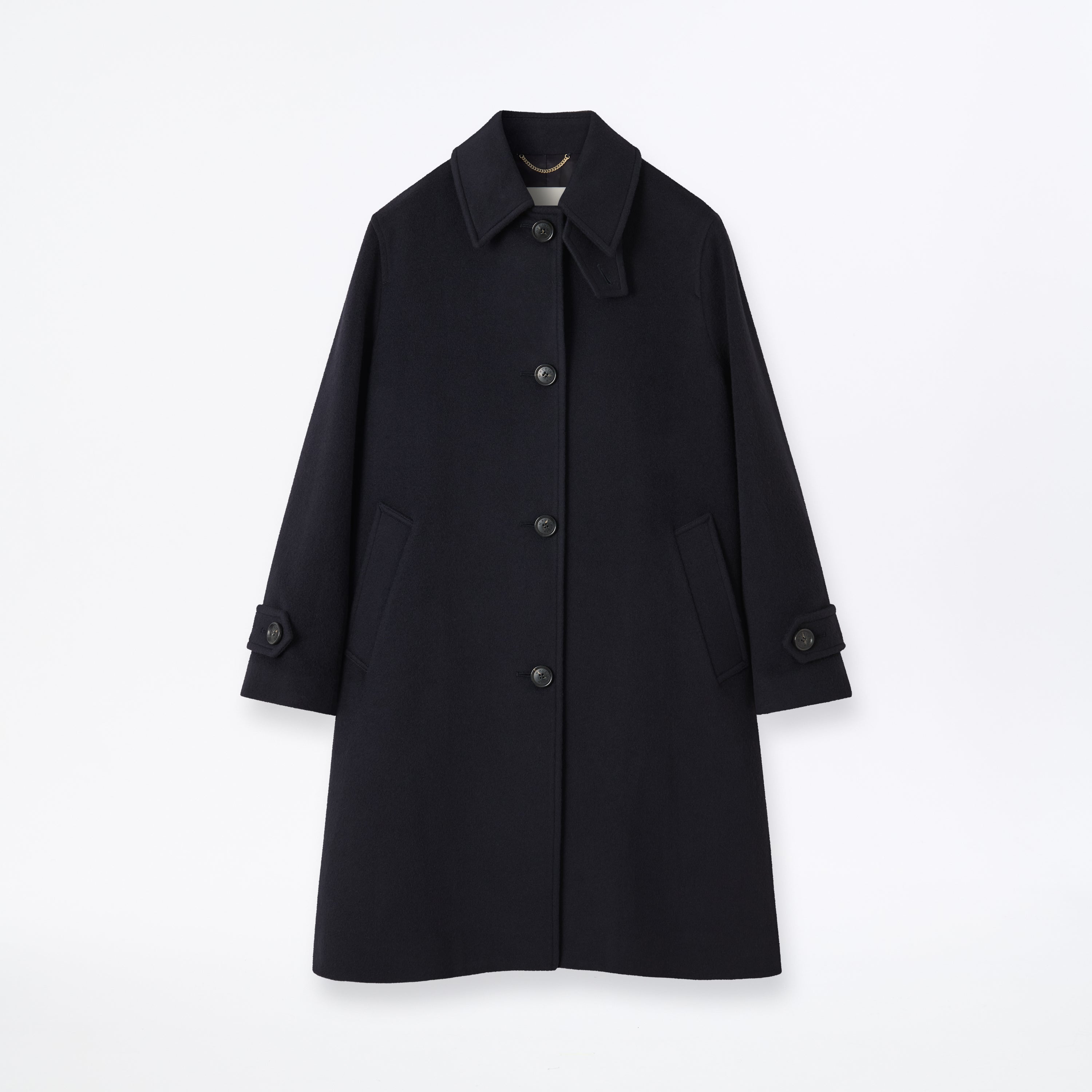 ウィメンズ バントン ウールコート ネイビー – Mackintosh