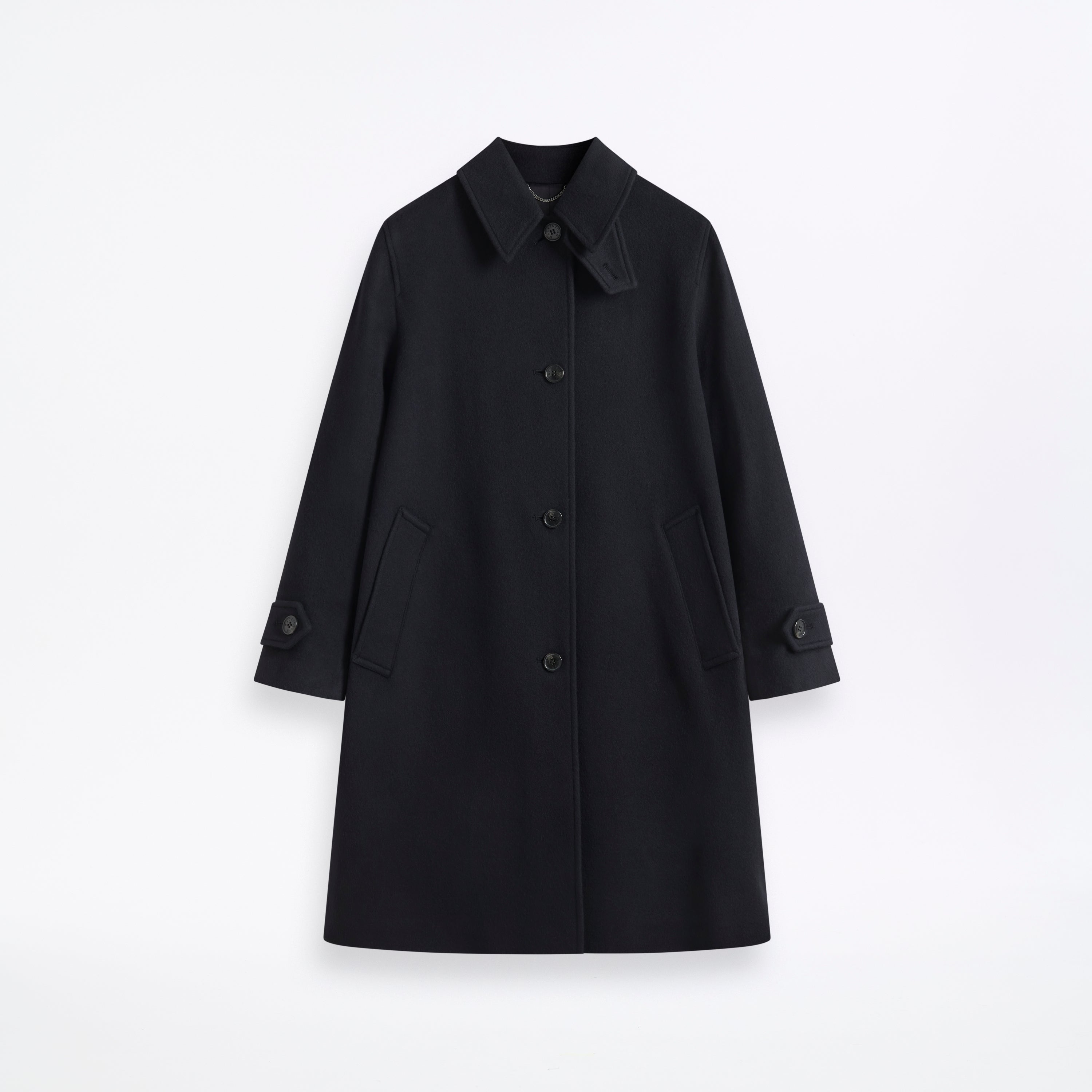 Banton Wool Cashmere Blend Coat CL Navy