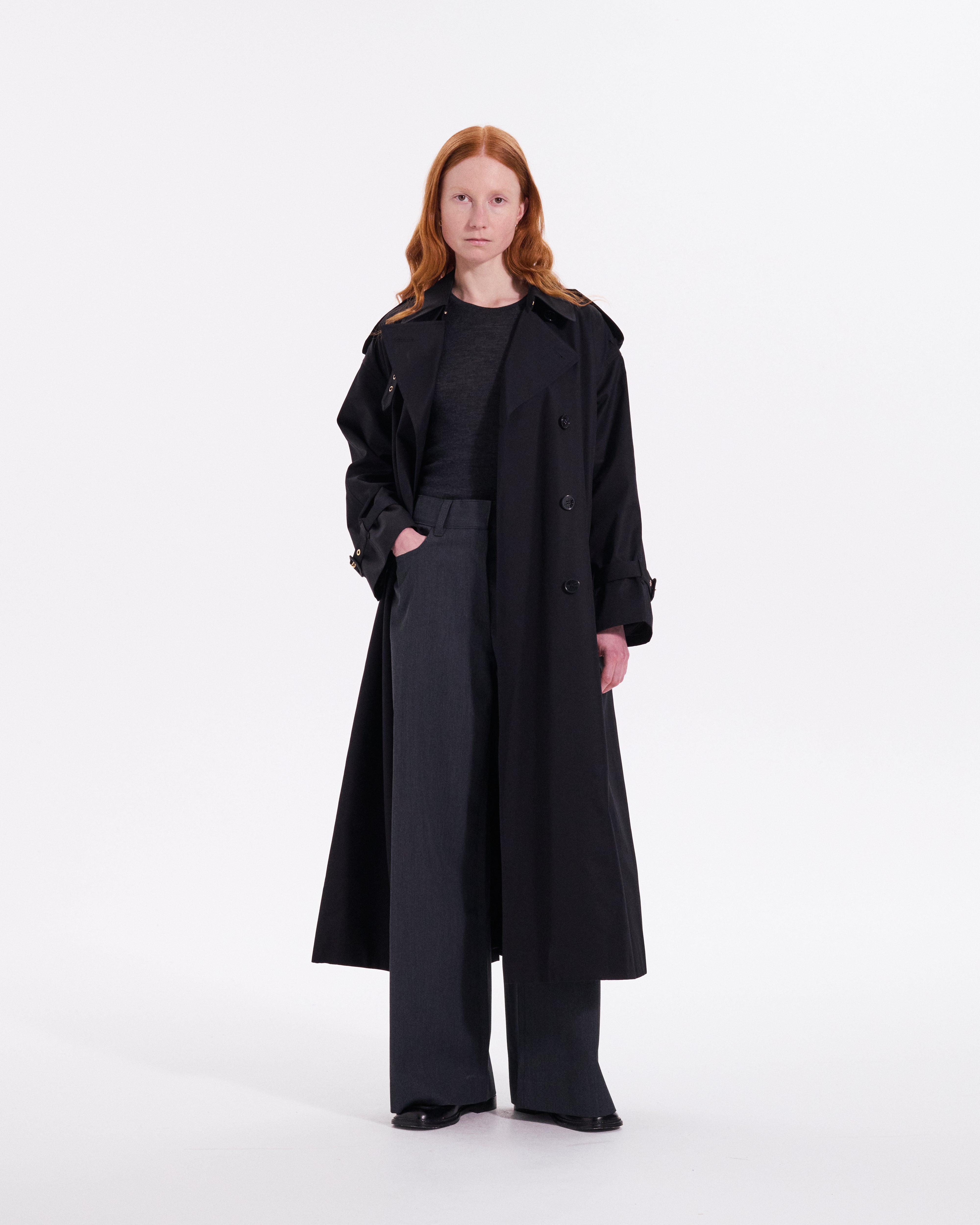 Buckholm Gabardine Double Breasted Trench Coat