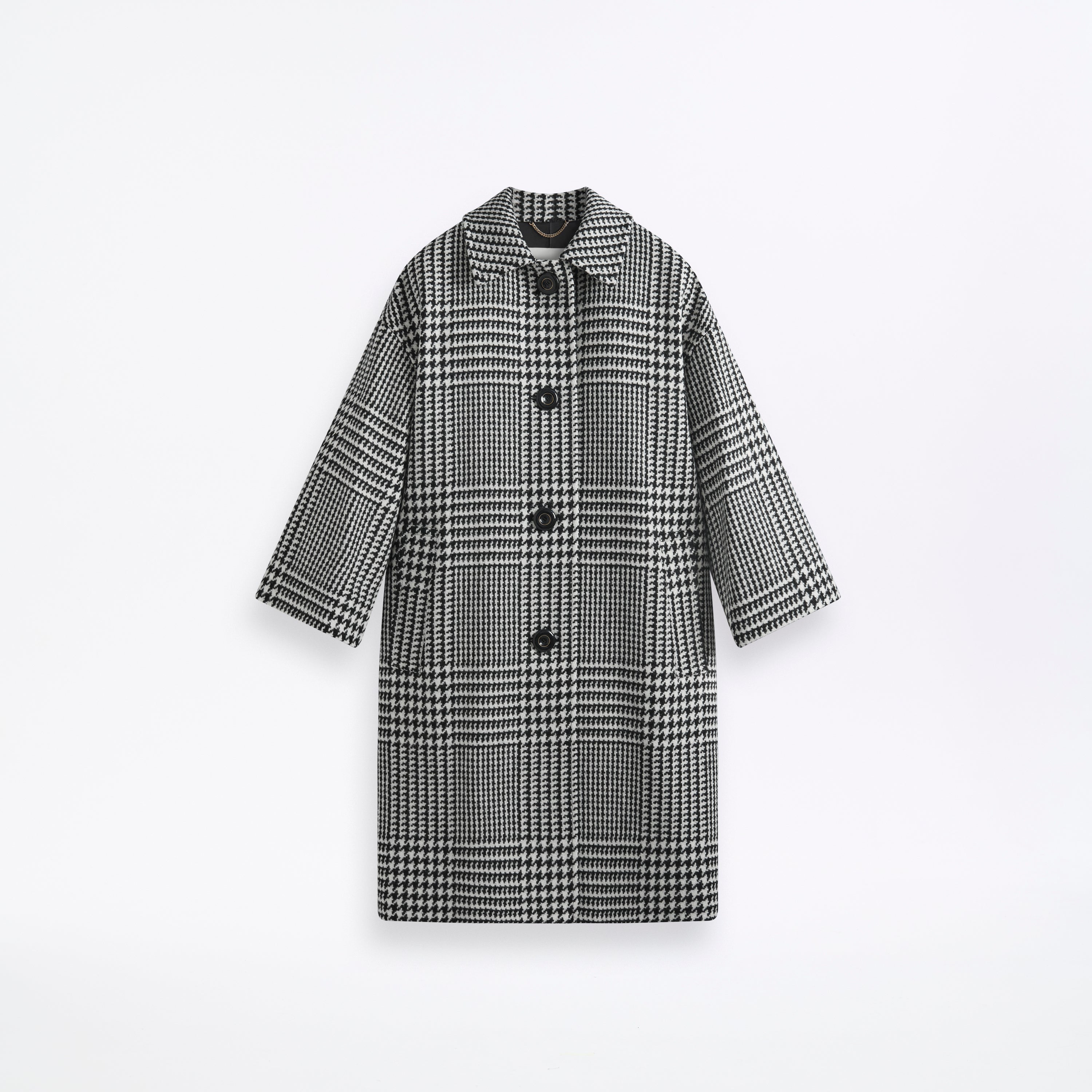 Collin Wool Cropped Sleeve Coat