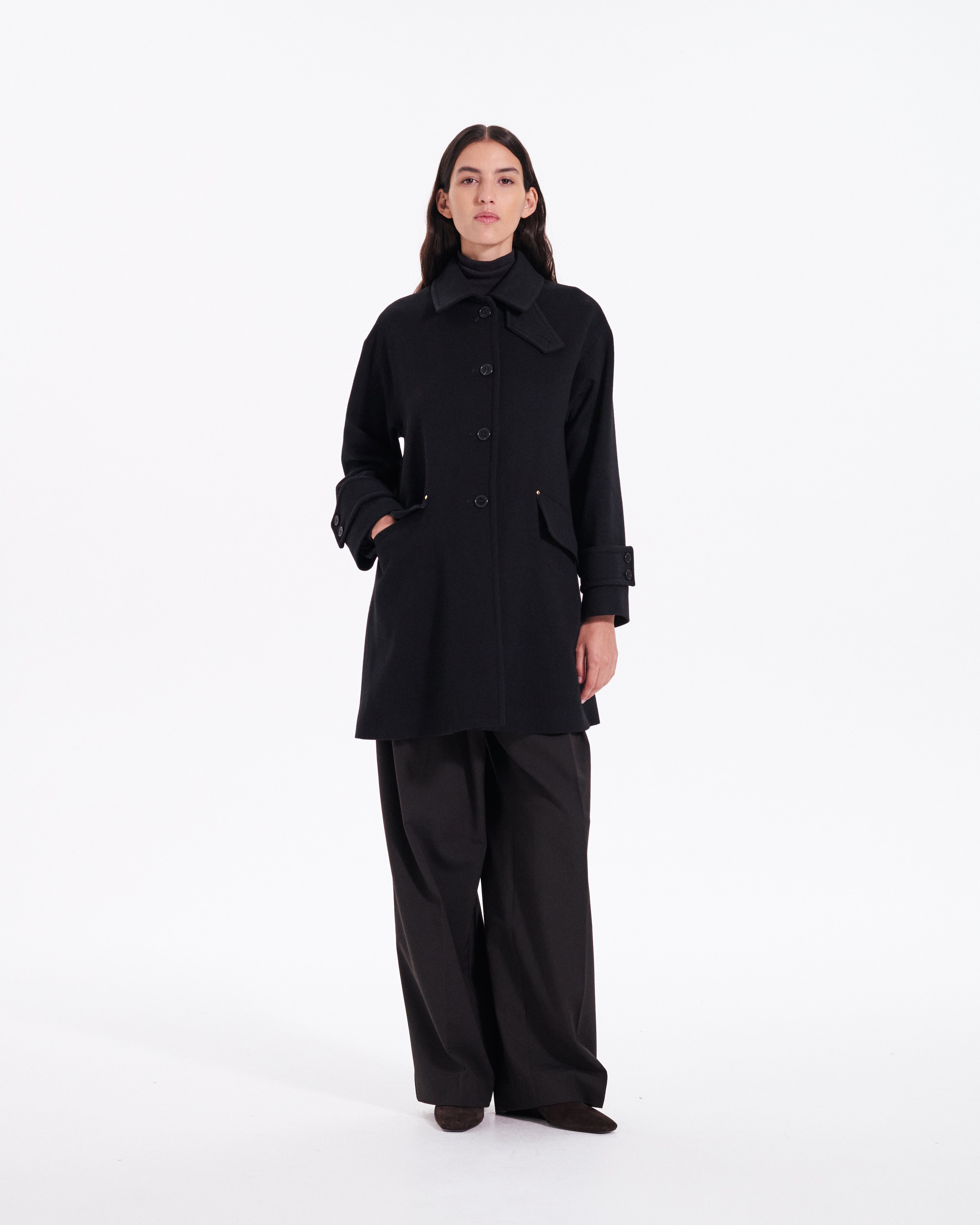 Humbie Slim Cashmere Wool Blend Coat