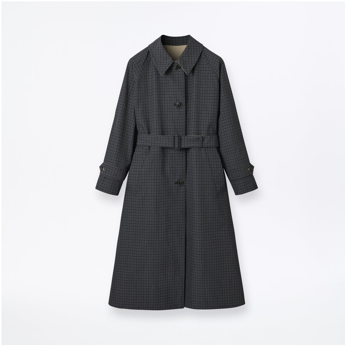 Roxburgh Reversible Riding Coat - CL Honey x Grey Check