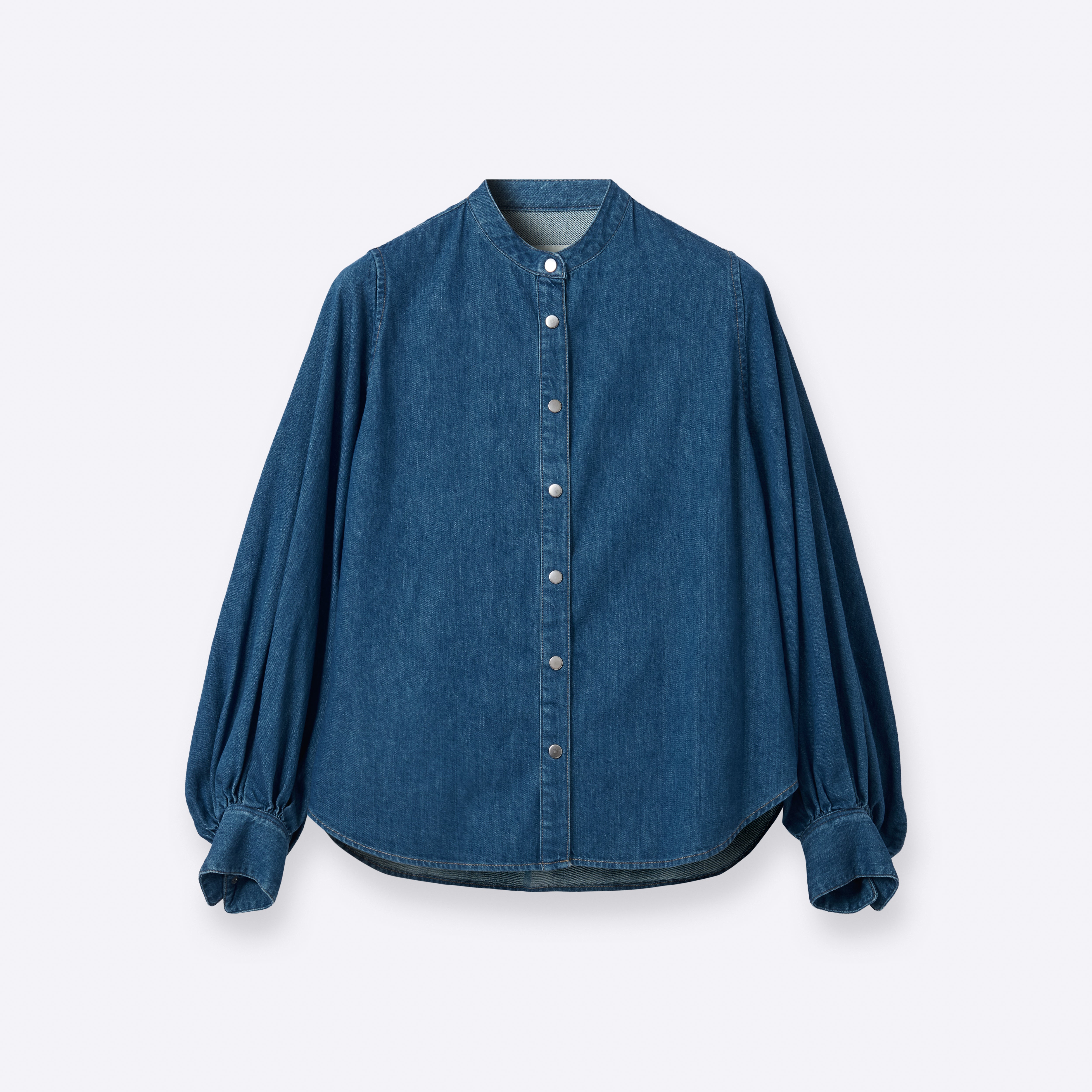 ウィメンズ THORNHILL - スタンドカラーデニムシャツ – Mackintosh