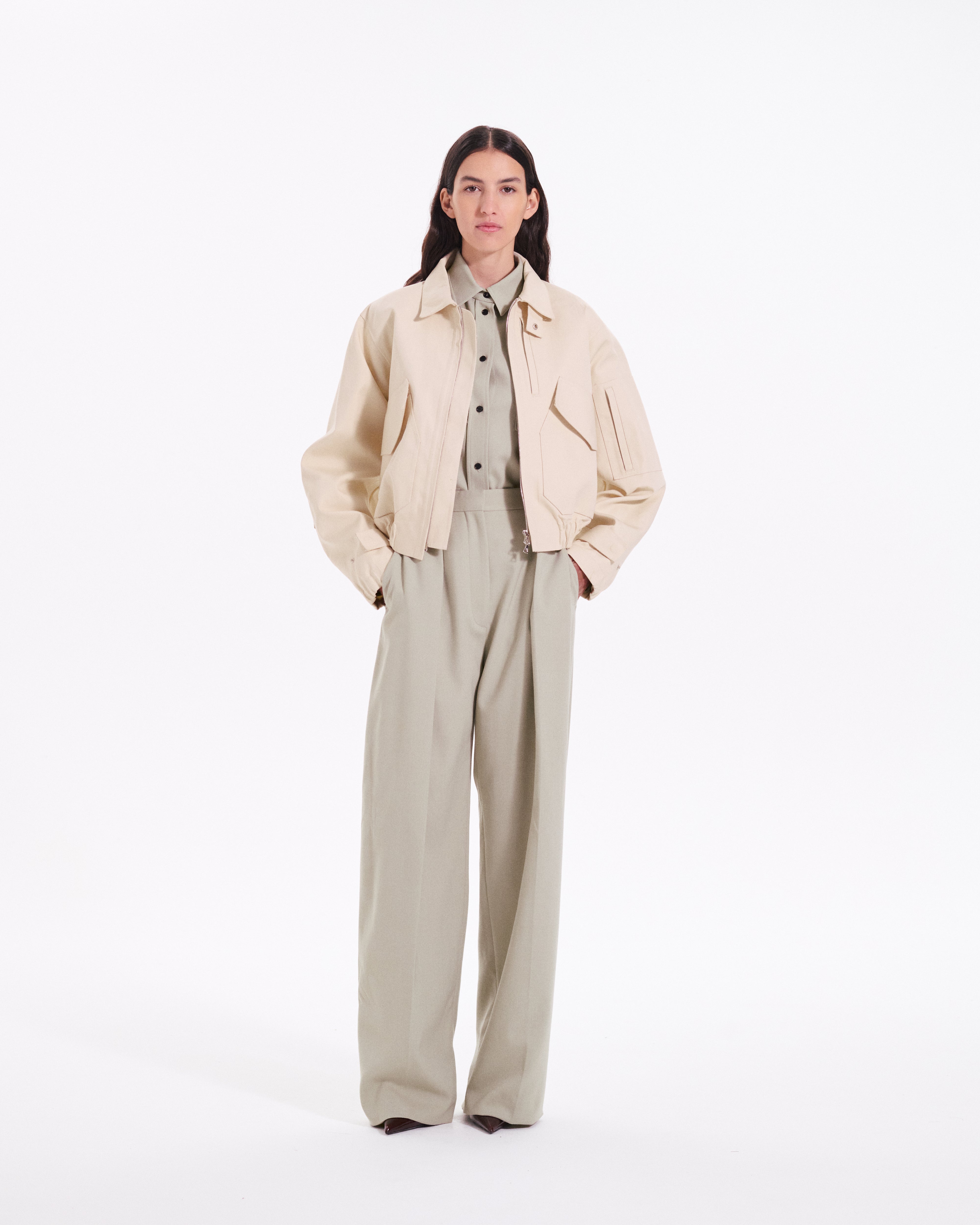 Double Faced Bomber Jacket