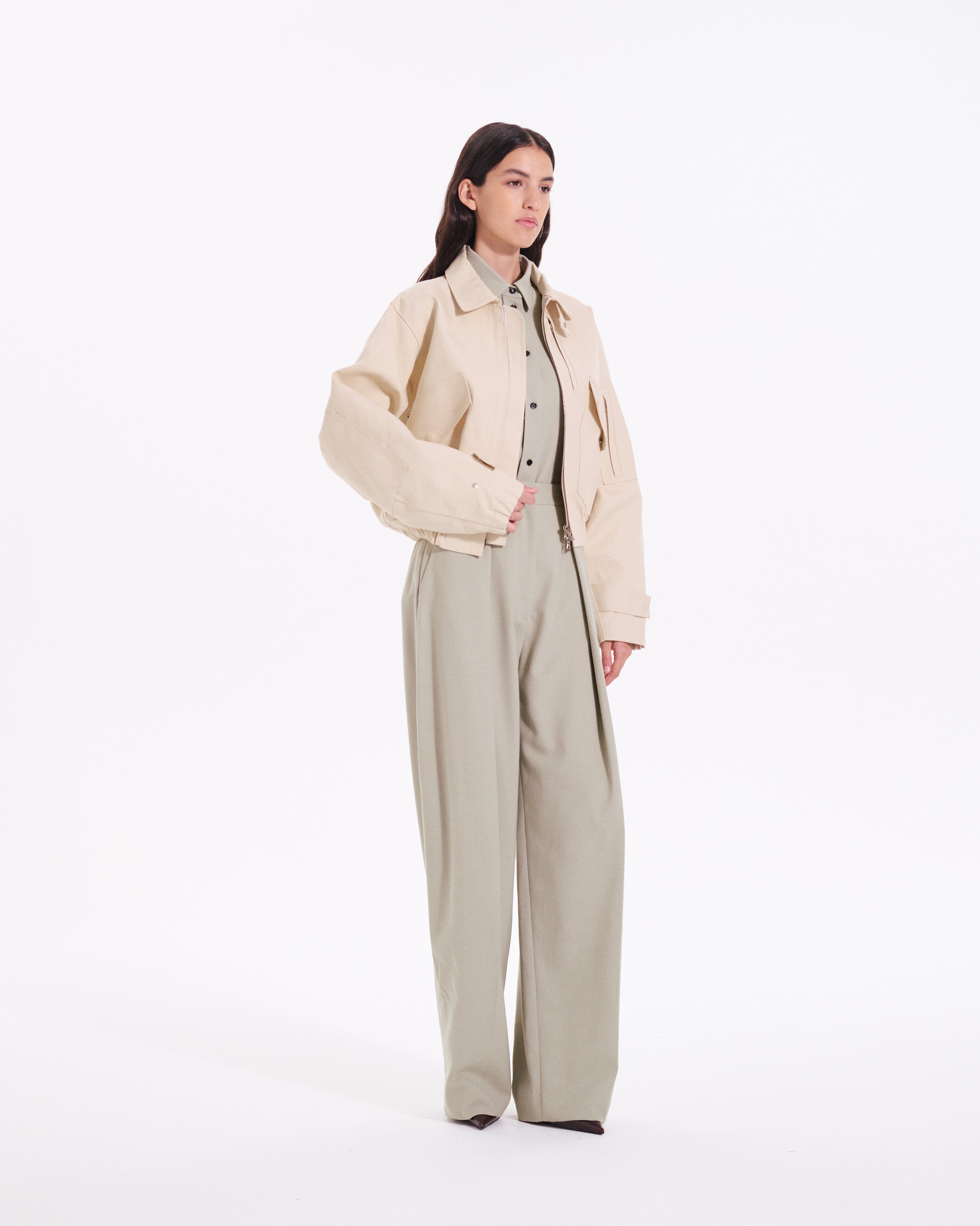 Double Faced Bomber Jacket