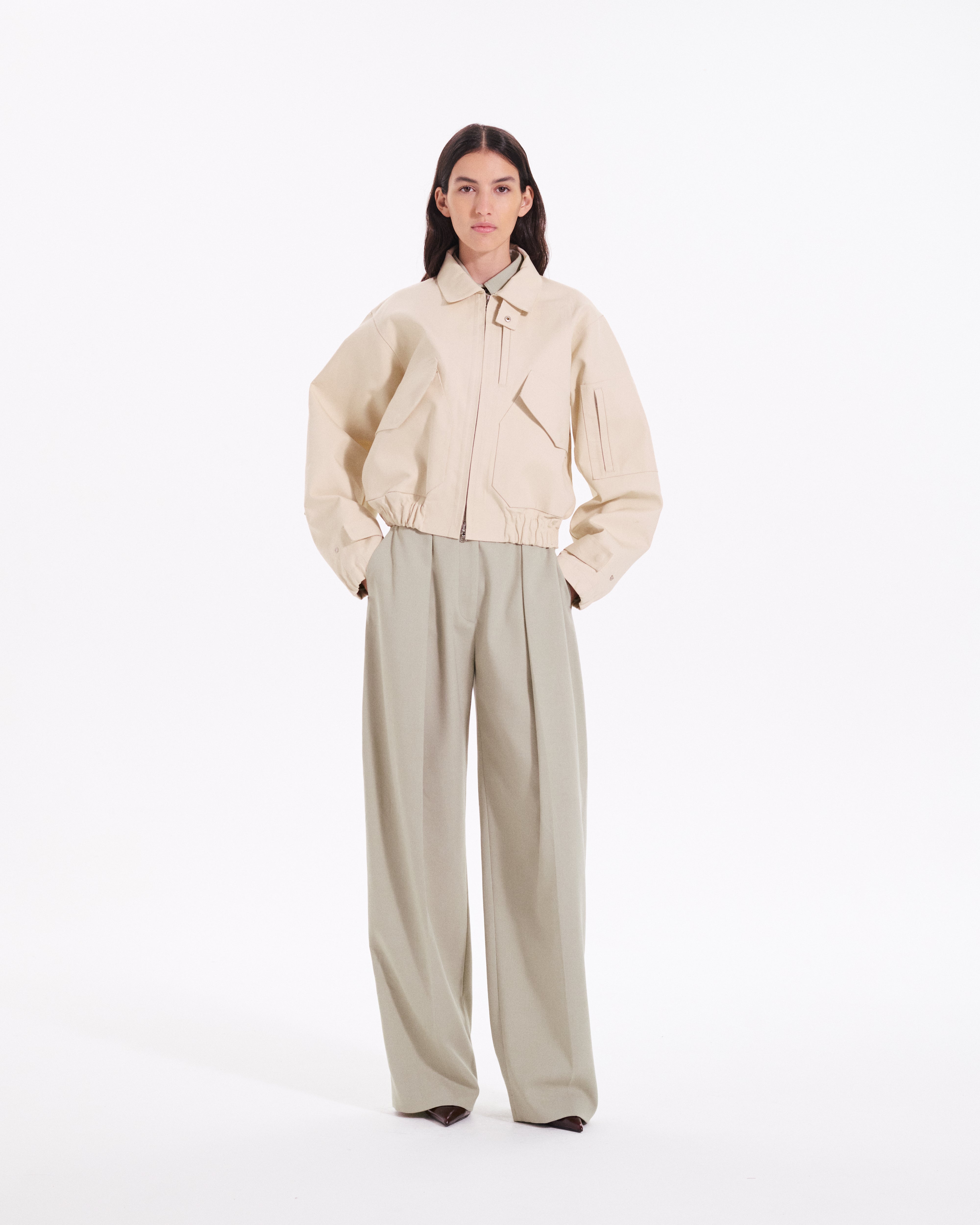 Double Faced Bomber Jacket