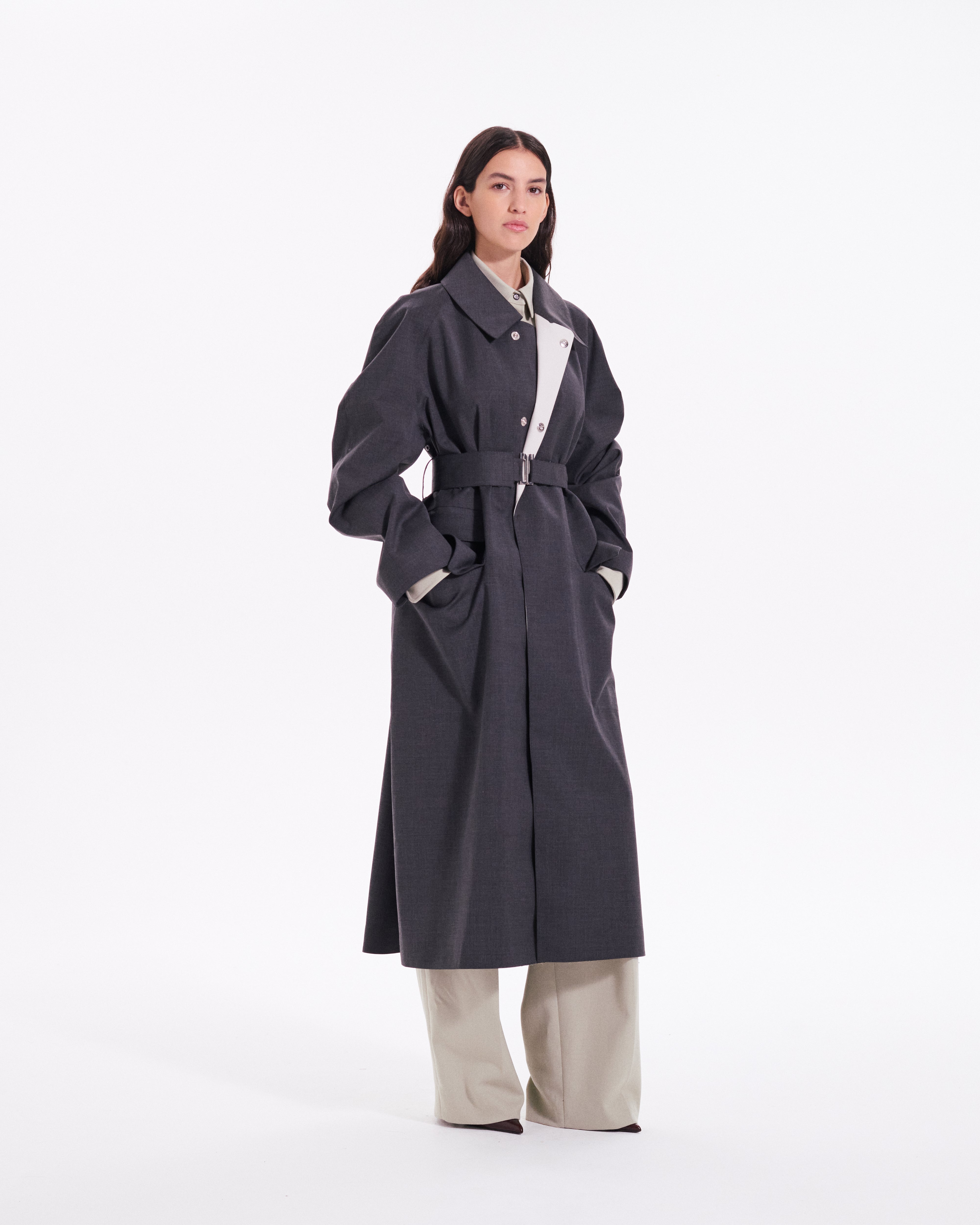 Double Faced Trench Coat
