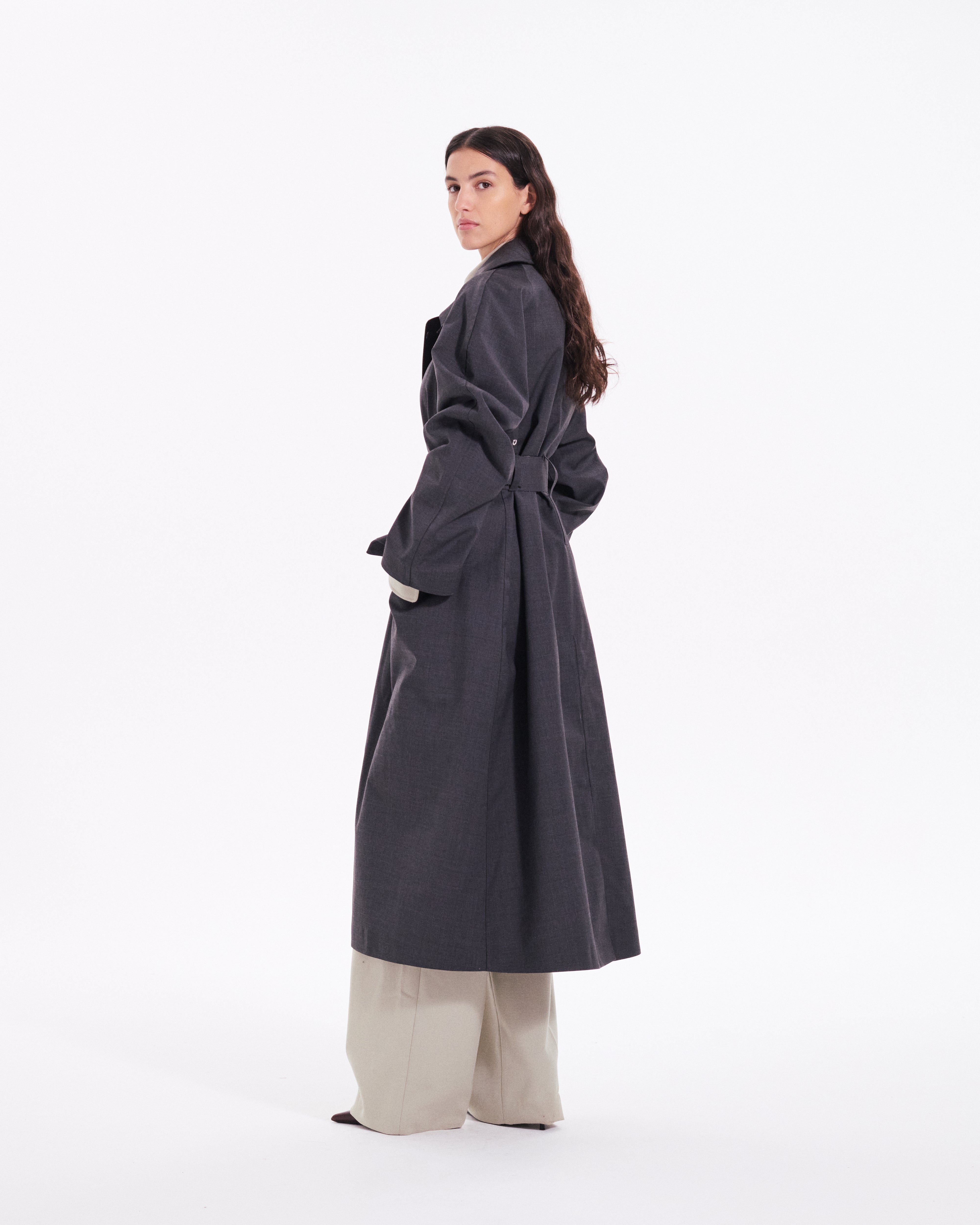 Double Faced Trench Coat
