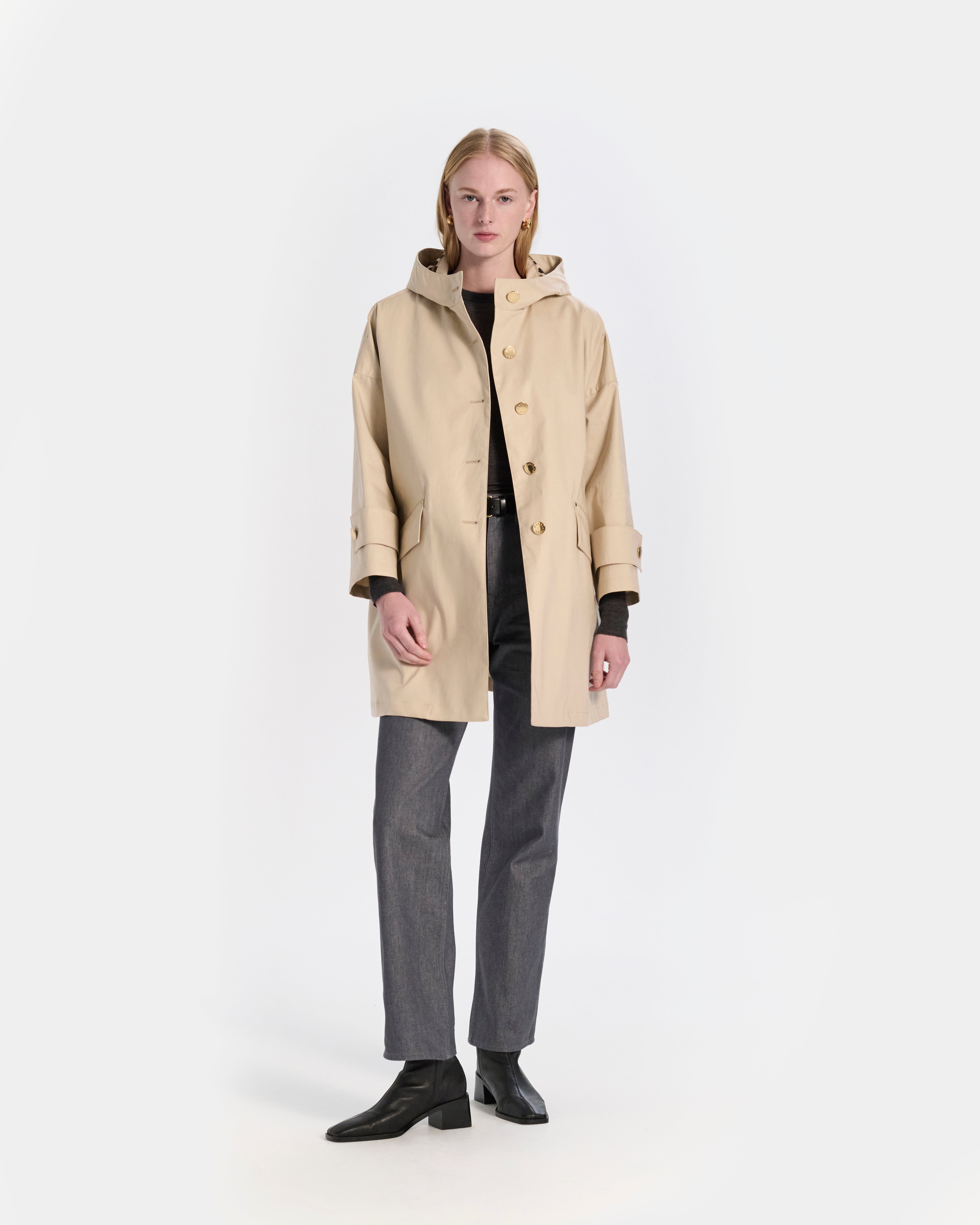 Humbie Raintec Hooded Short Coat