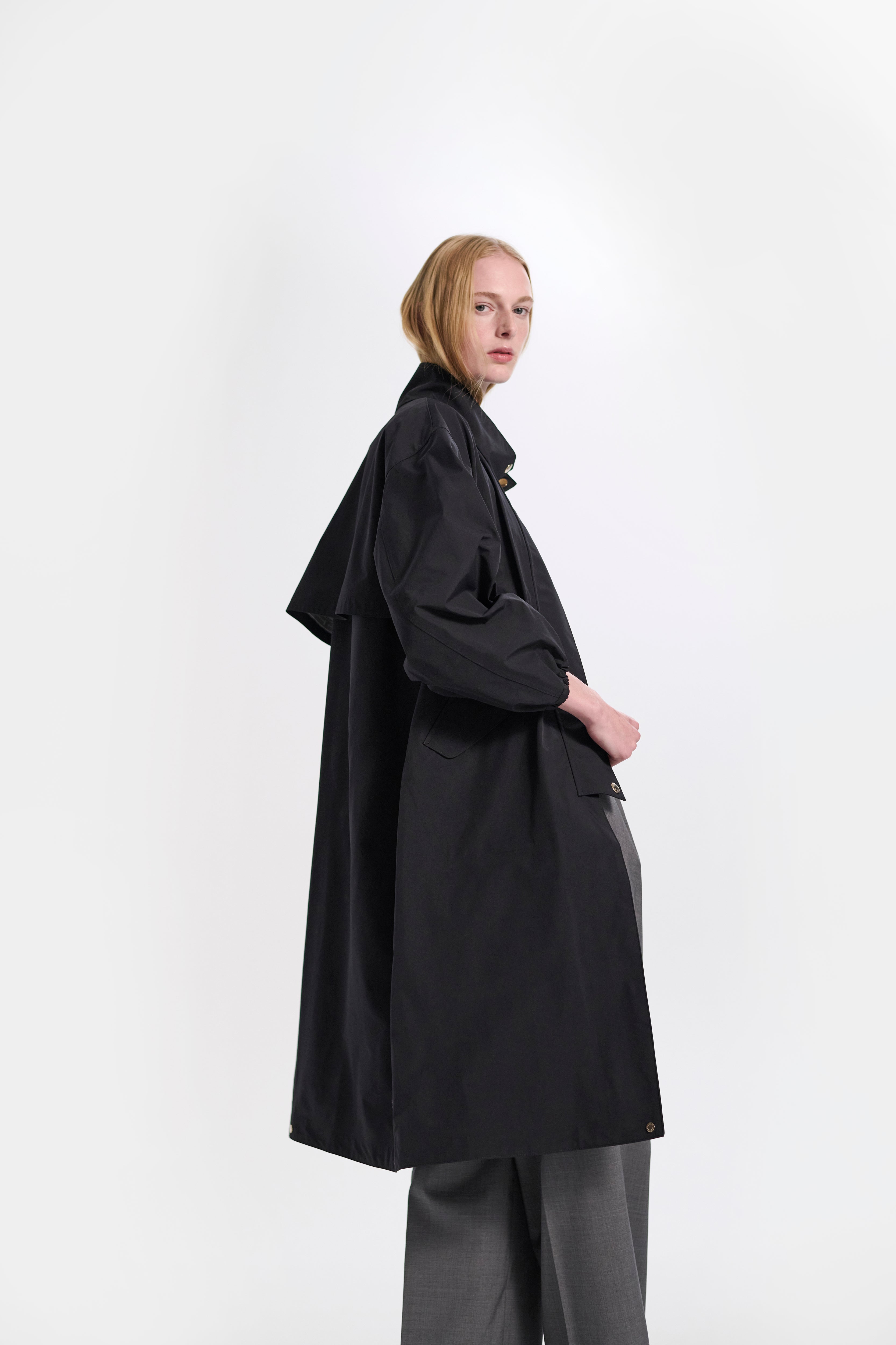 レディース スカイ スタンドカラー ロングコート – Mackintosh