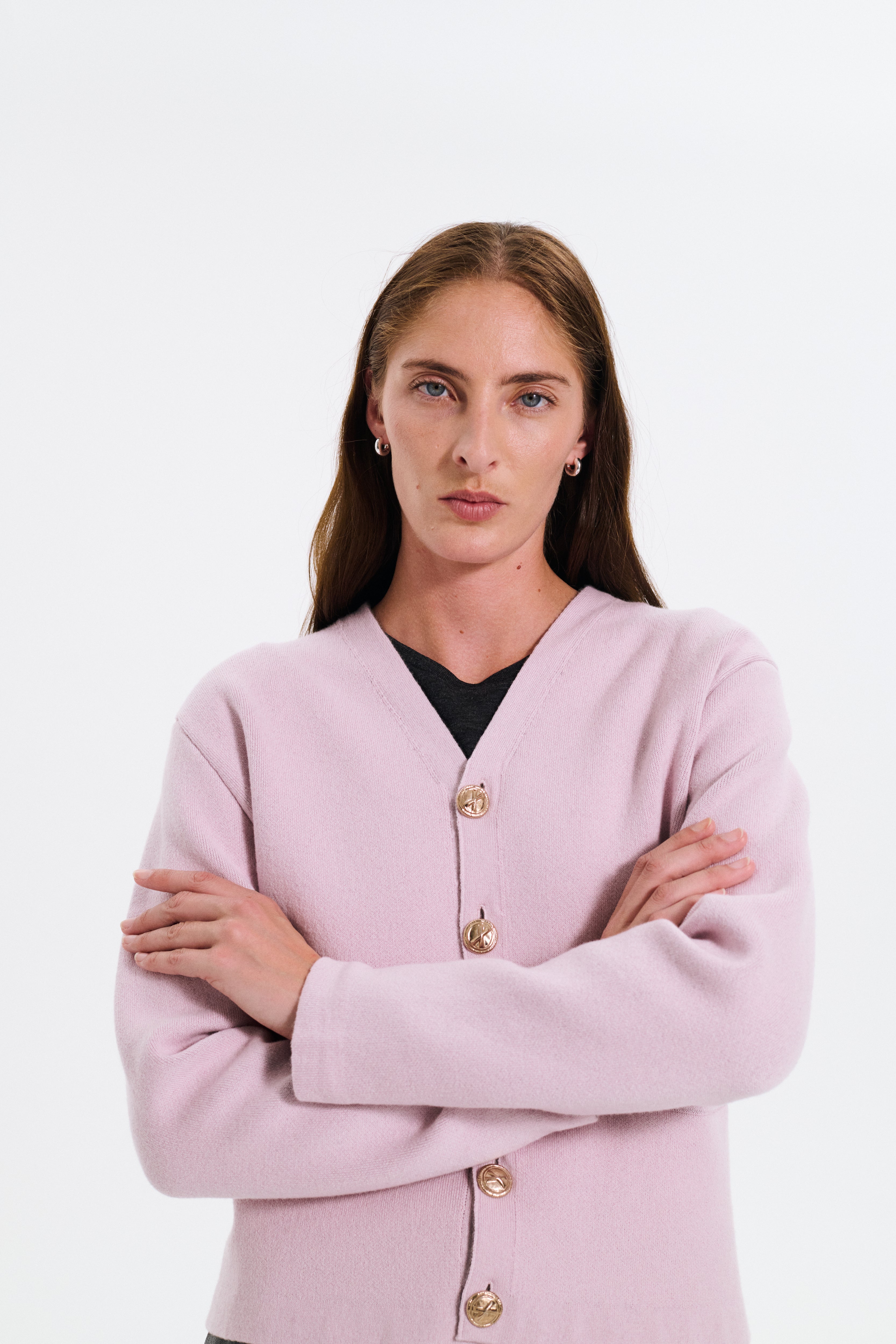 【MACKINTOSH】シルクカシミヤ カーディガン イエロー M相当 きれいめ ニットカーディガン 畔調ファインニット(トップス)｜MACKINTOSH