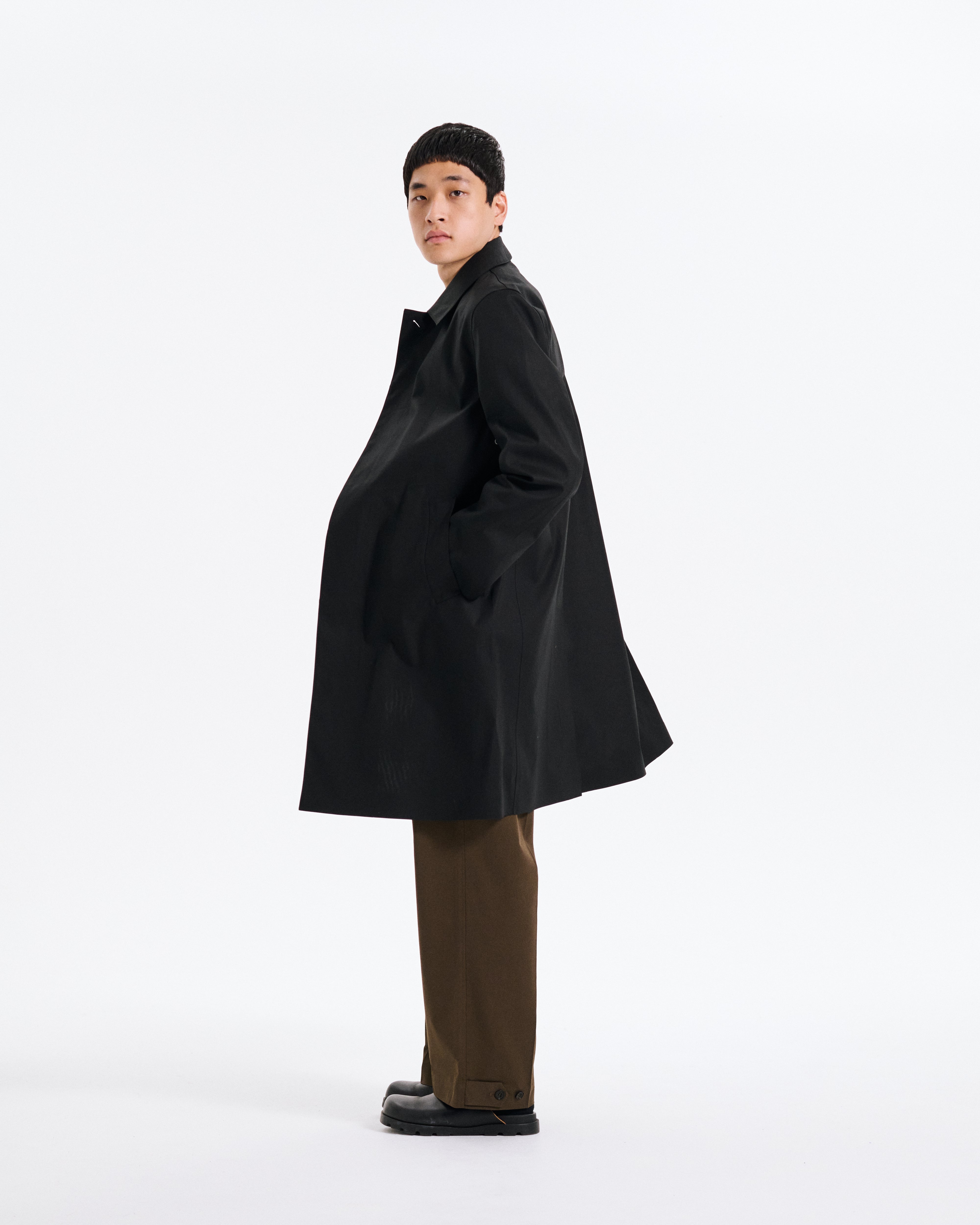 ジャケット・アウター MACKINTOSH DUNKELD RAINTEC CLASSIC Mens Dunkeld Raintec 3/4 Length Coat – Mackintosh
